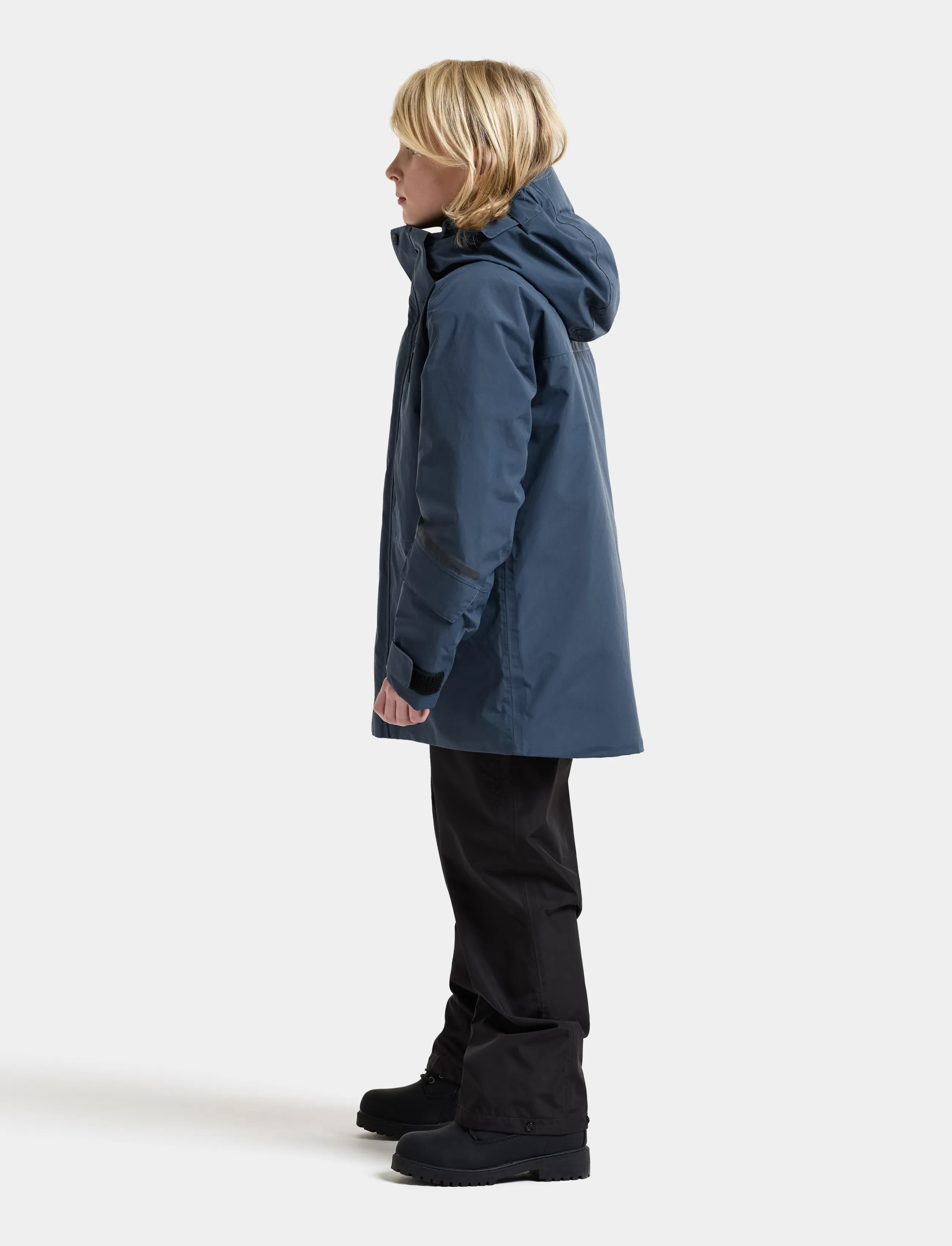 Didriksons - Gabbro Kids' Jacket - isolierte jacken - mountain blue - 3