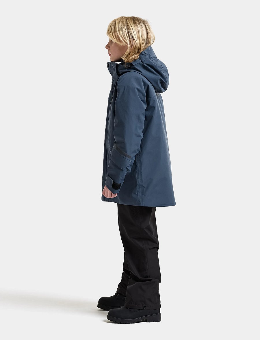 Didriksons - Gabbro Kids' Jacket - isolierte jacken - mountain blue - 3