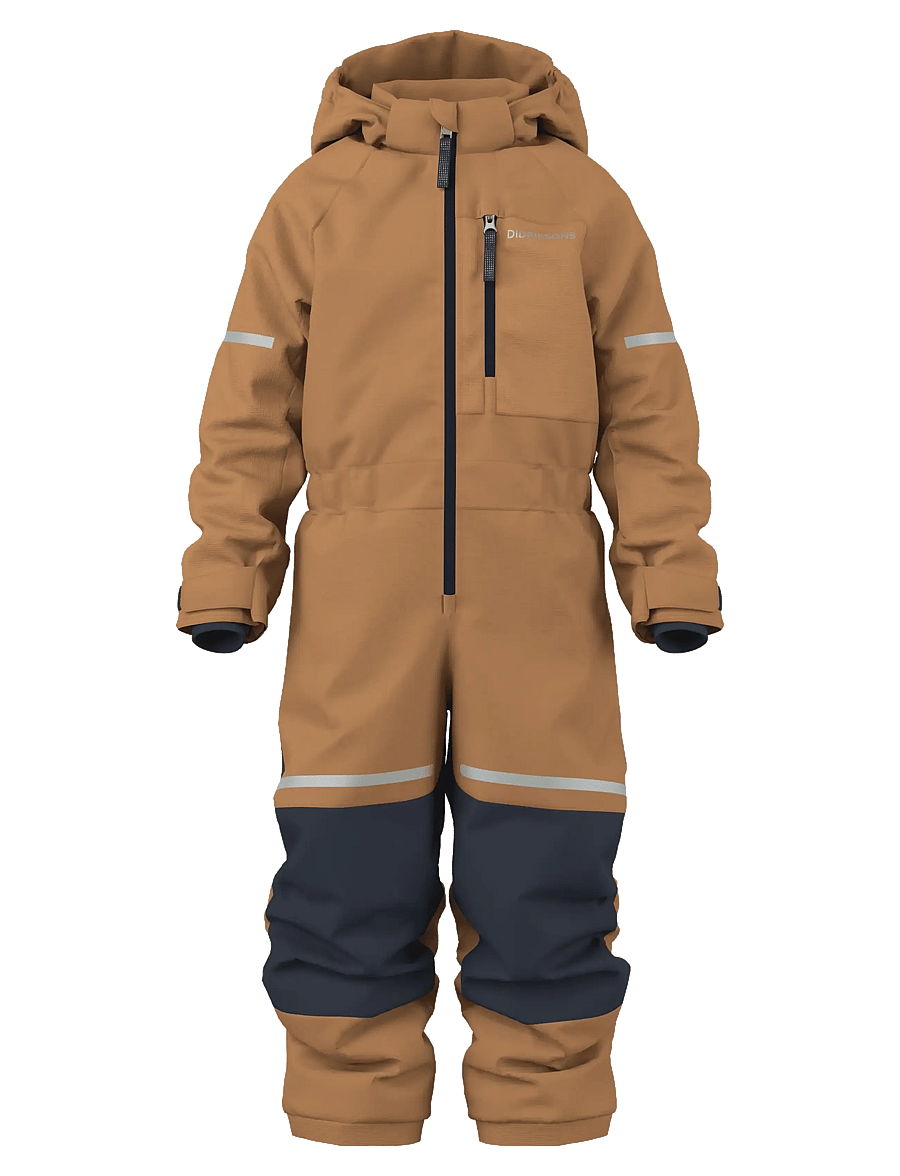 Didriksons - Falken Kids' Coverall - outerwear - almond tree - 1
