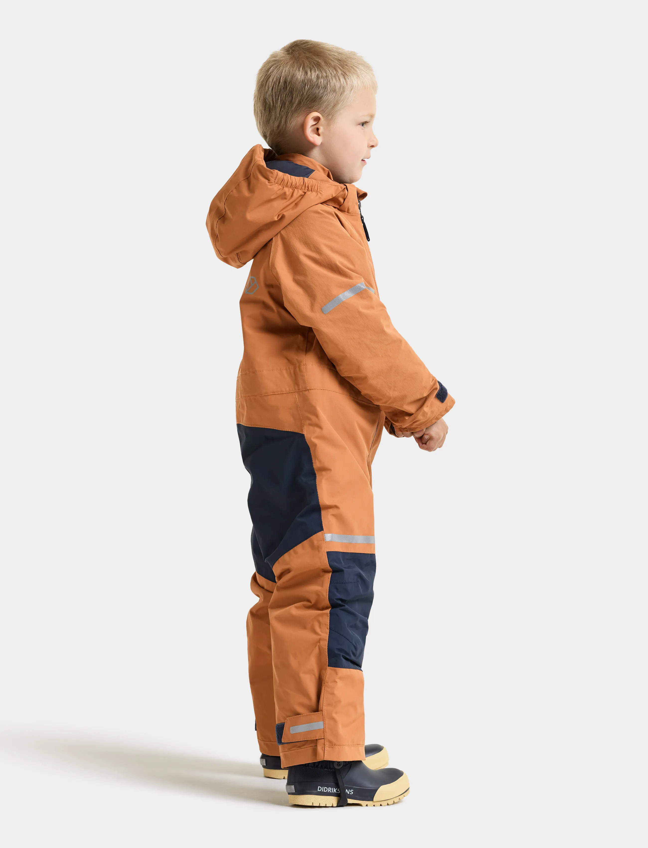 Didriksons - Falken Kids' Coverall - outerwear - almond tree - 4