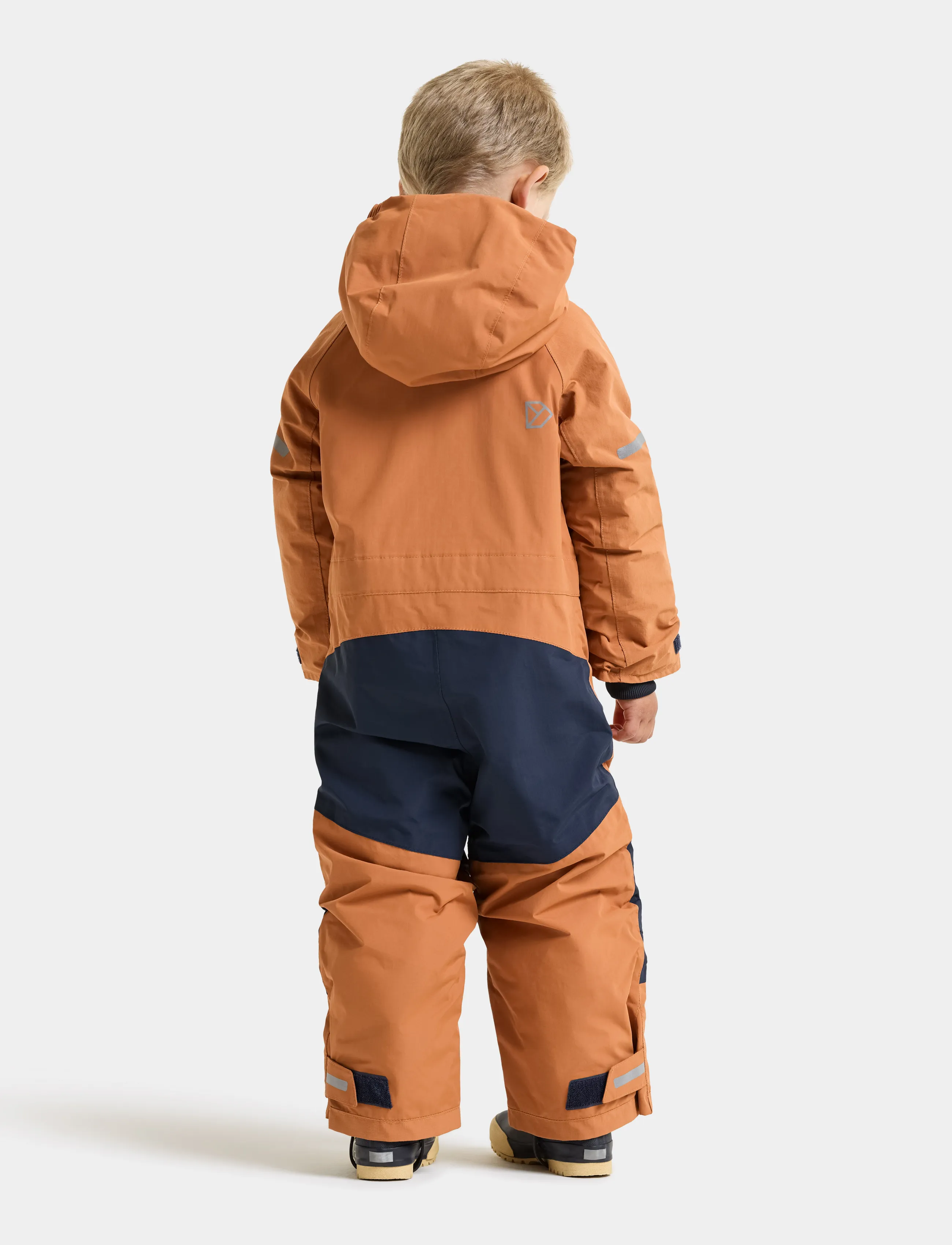 Didriksons - Falken Kids' Coverall - outerwear - almond tree - 5