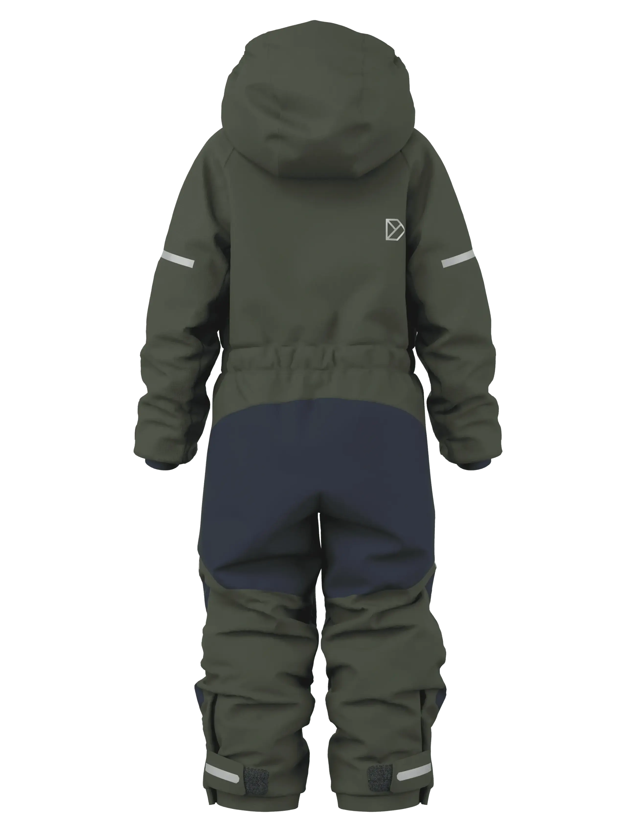 Didriksons - Falken Kids' Coverall - outdoor - deep green - 2