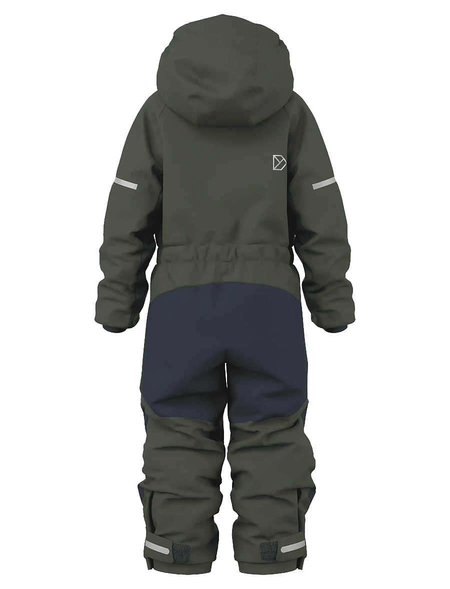 Didriksons - Falken Kids' Coverall - outdoor - deep green - 2