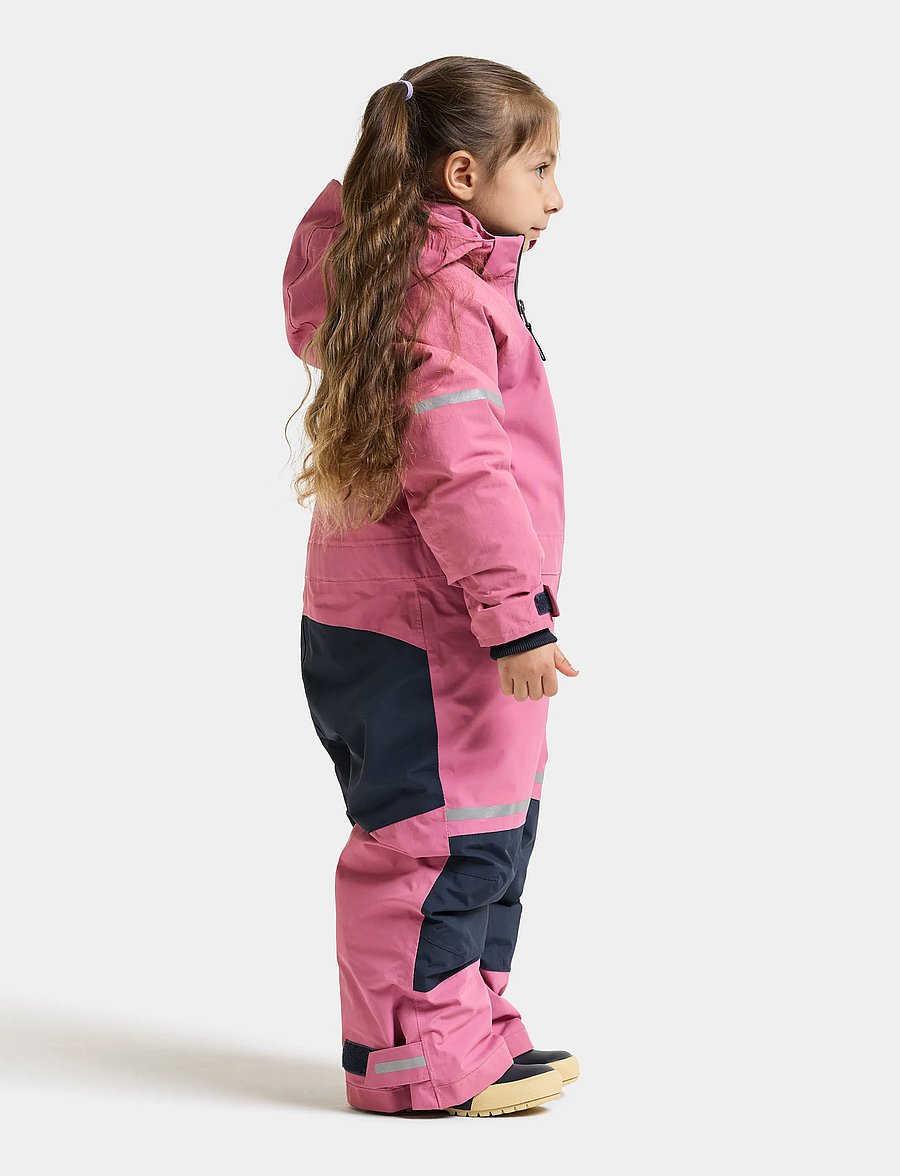 Didriksons - Falken Kids' Coverall - bovenkleding - heather pink - 0