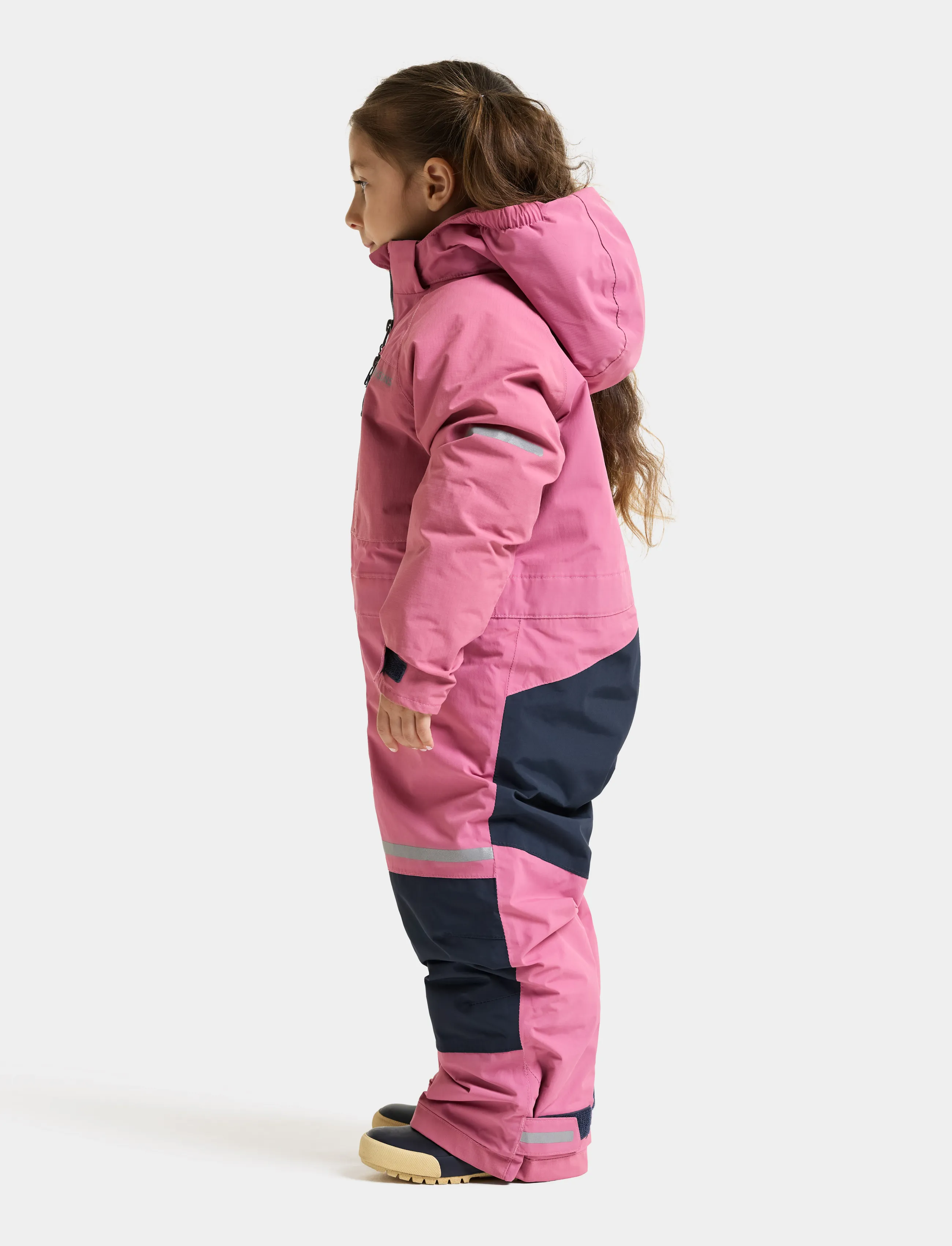 Didriksons - Falken Kids' Coverall - bovenkleding - heather pink - 5
