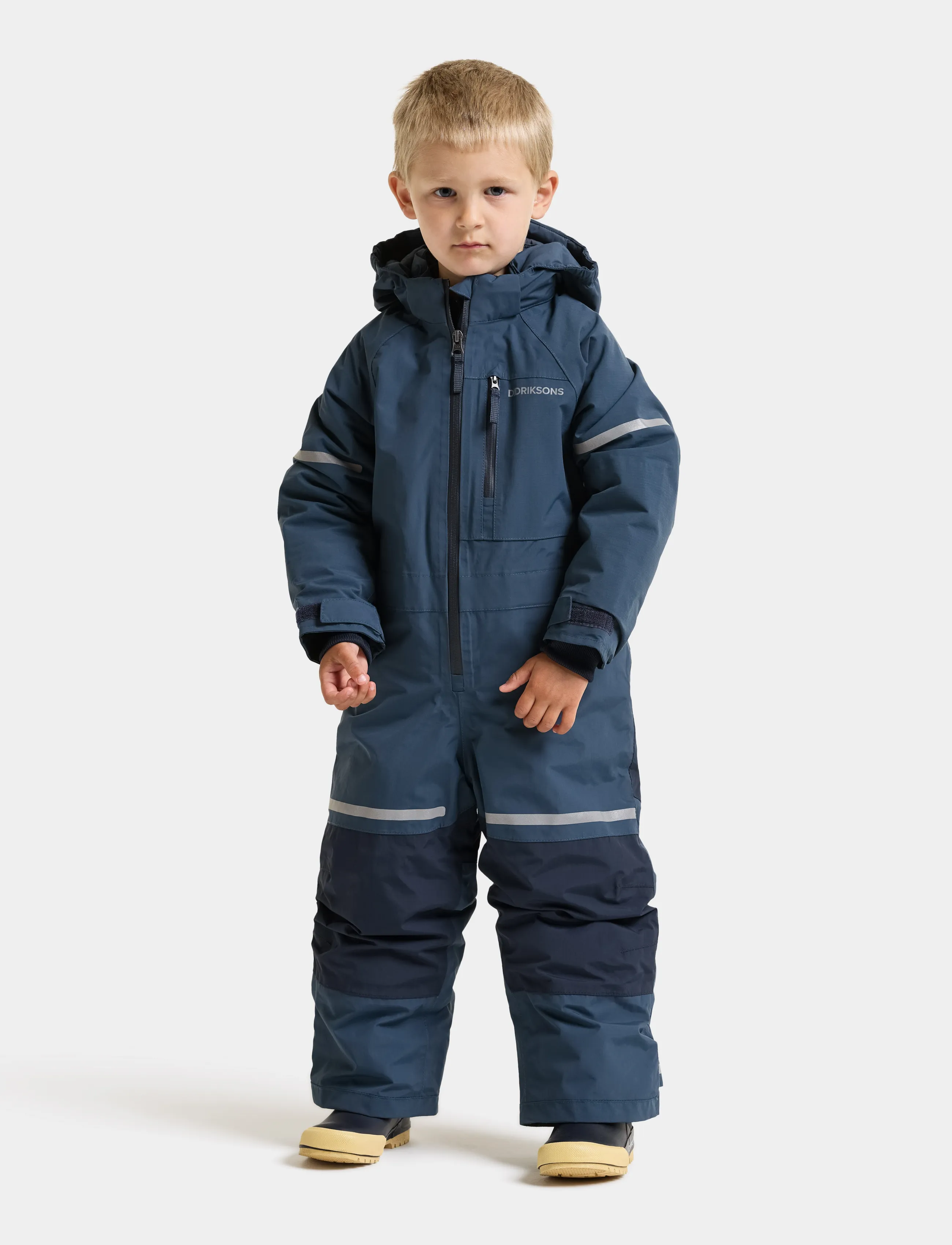 Didriksons - Falken Kids' Coverall - mountain blue - 4