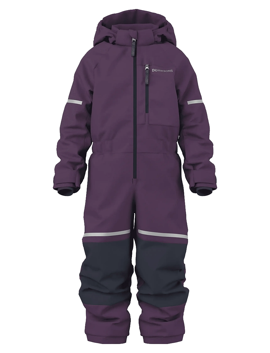 Didriksons - Falken Kids' Coverall - outerwear - northen purple - 1