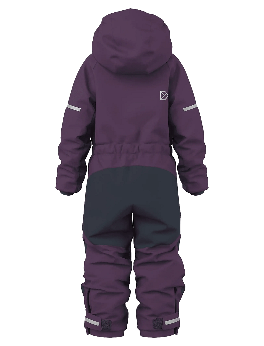 Didriksons - Falken Kids' Coverall - outerwear - northen purple - 2
