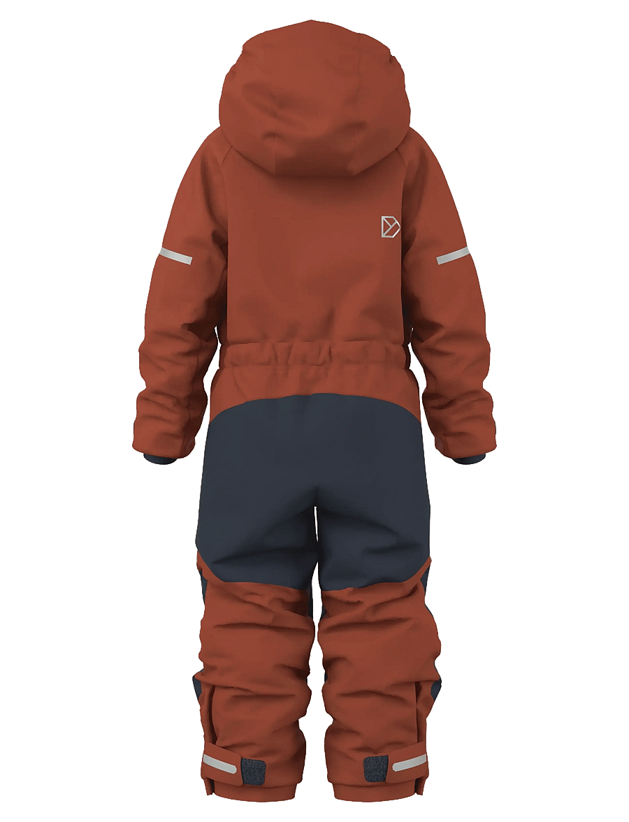 Didriksons - Falken Kids' Coverall - overtøj - rust - 1