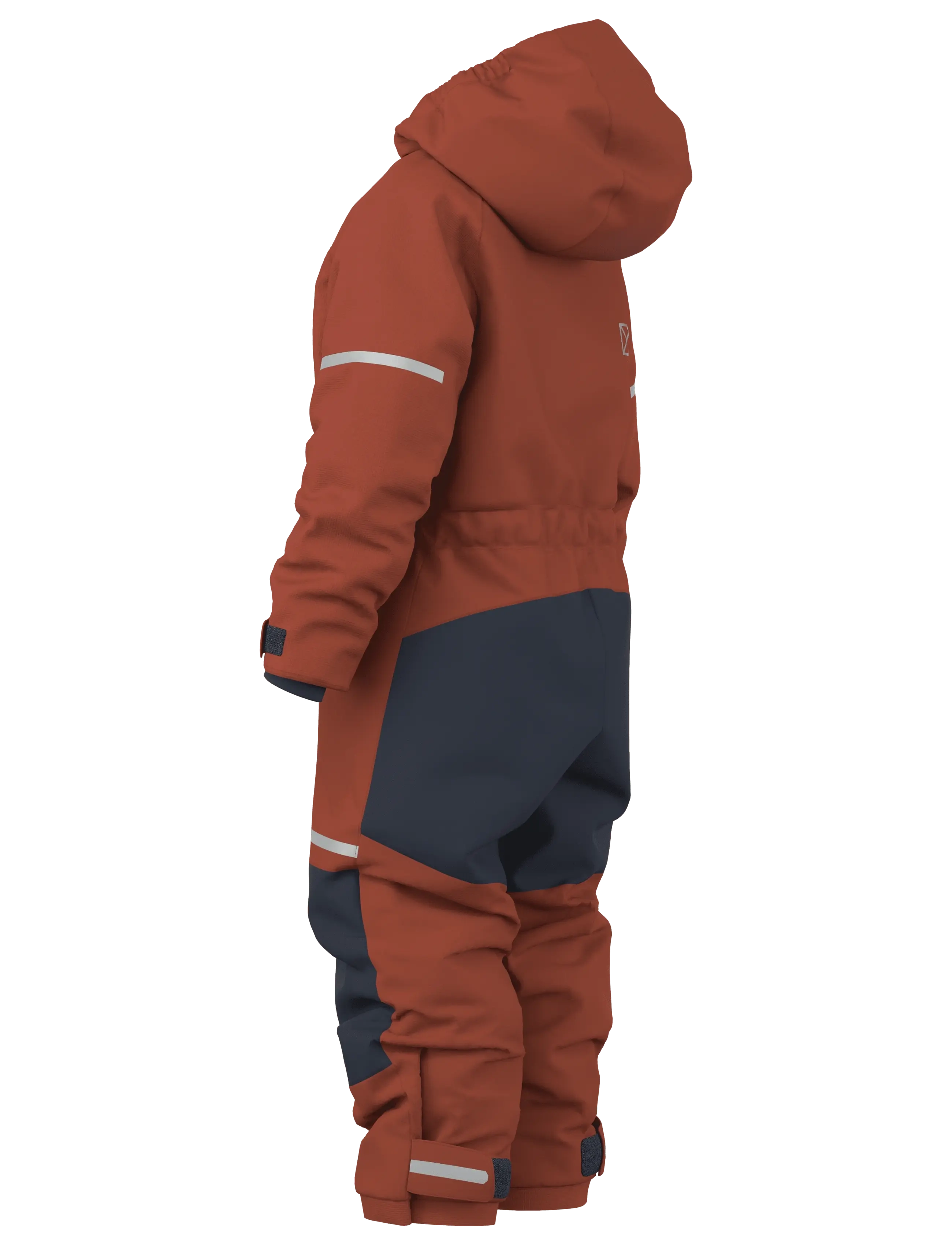 Didriksons - Falken Kids' Coverall - overtøj - rust - 2