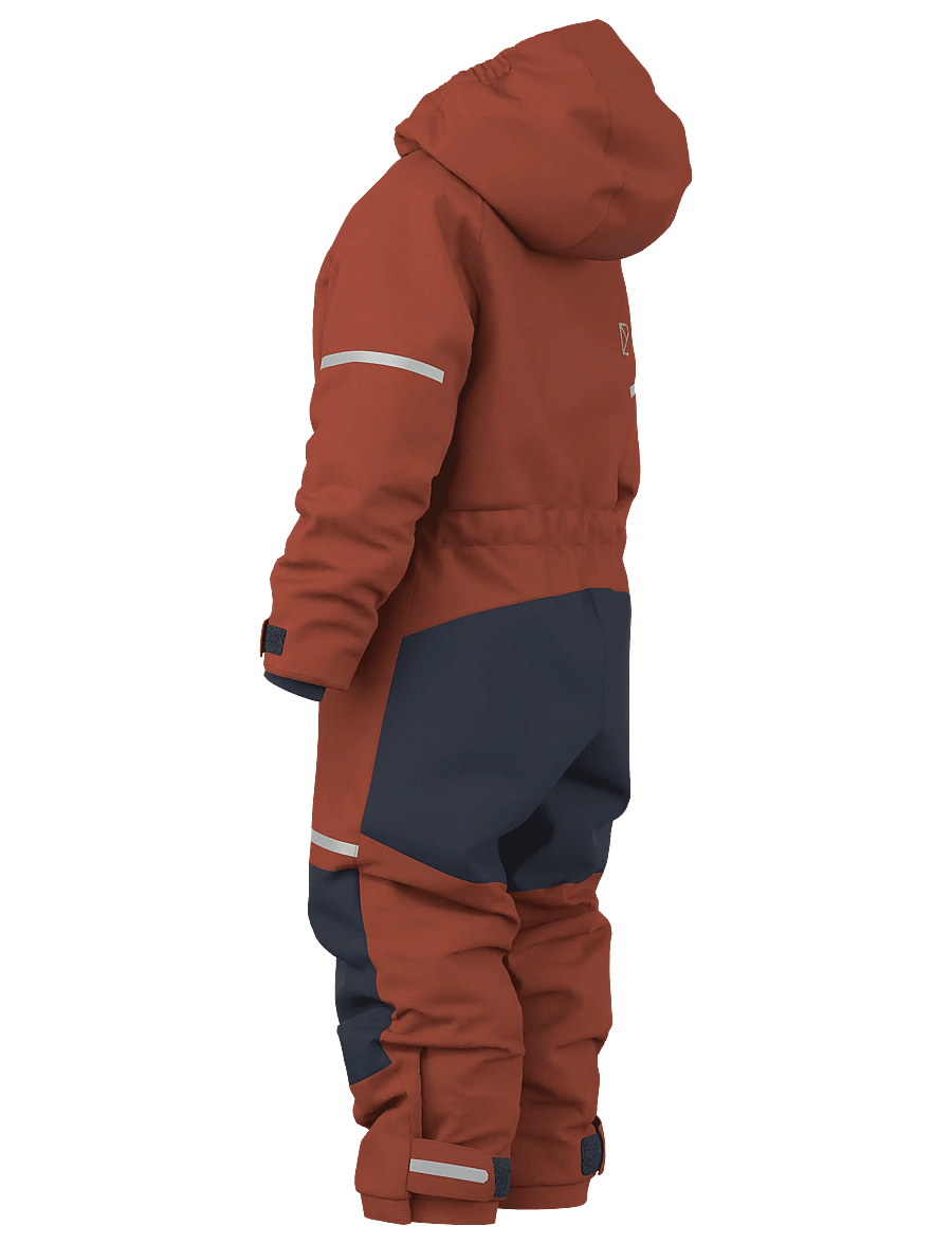 Didriksons - Falken Kids' Coverall - overtøj - rust - 2