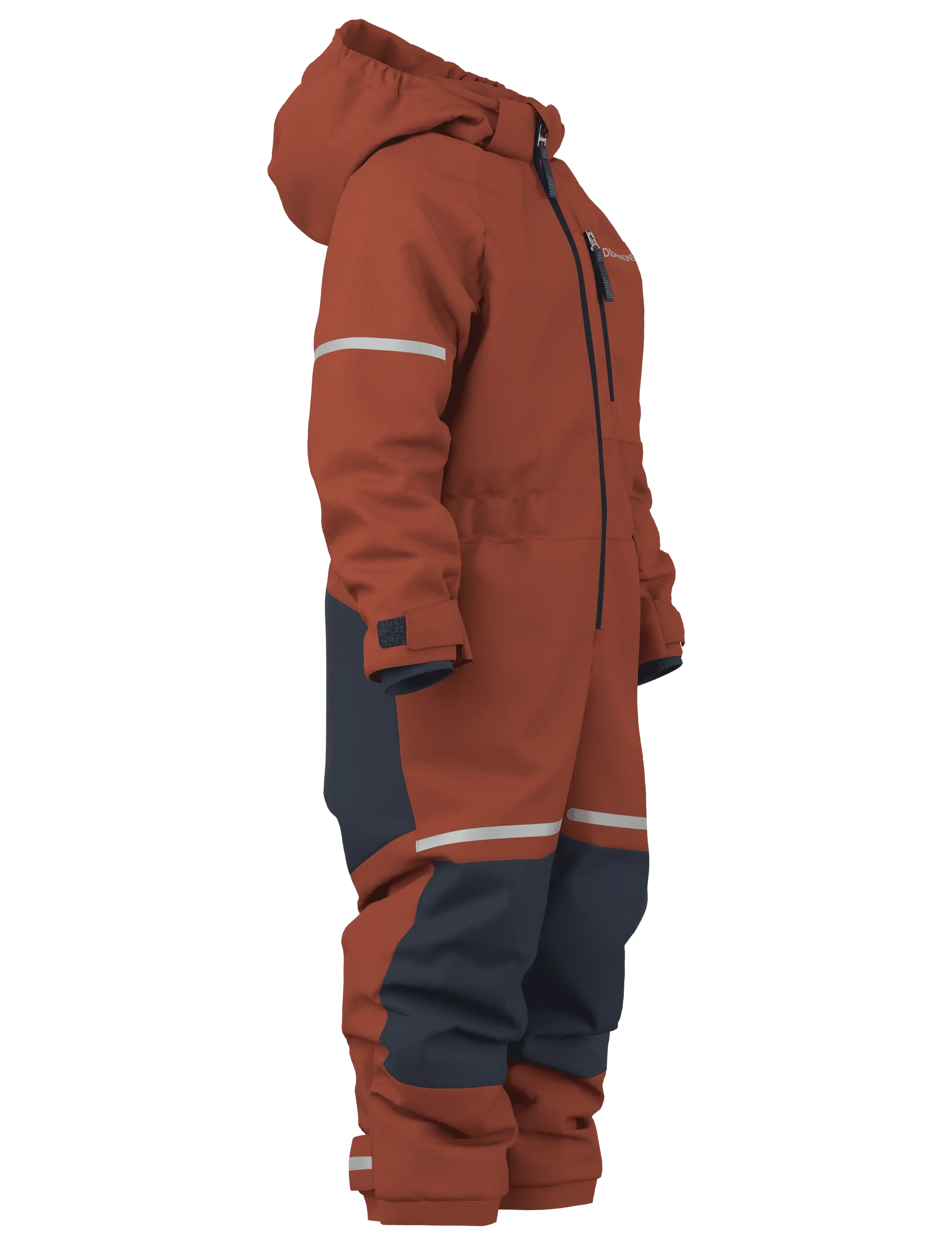 Didriksons - Falken Kids' Coverall - overtøj - rust - 3
