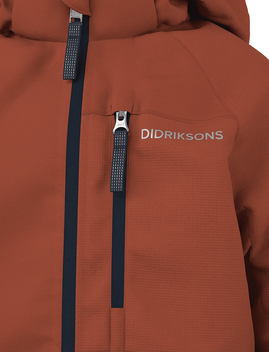 Didriksons - Falken Kids' Coverall - overtøj - rust - 4