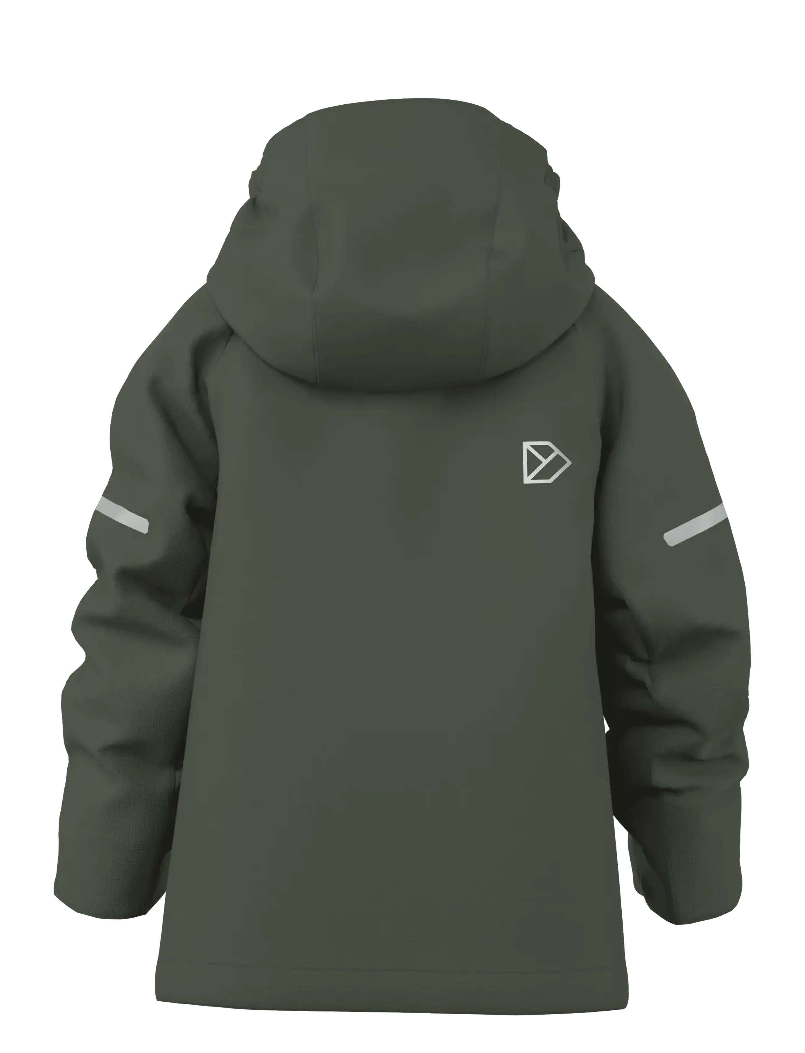 Didriksons - Falken Kids' Jacket - skaljackor - deep green - 2