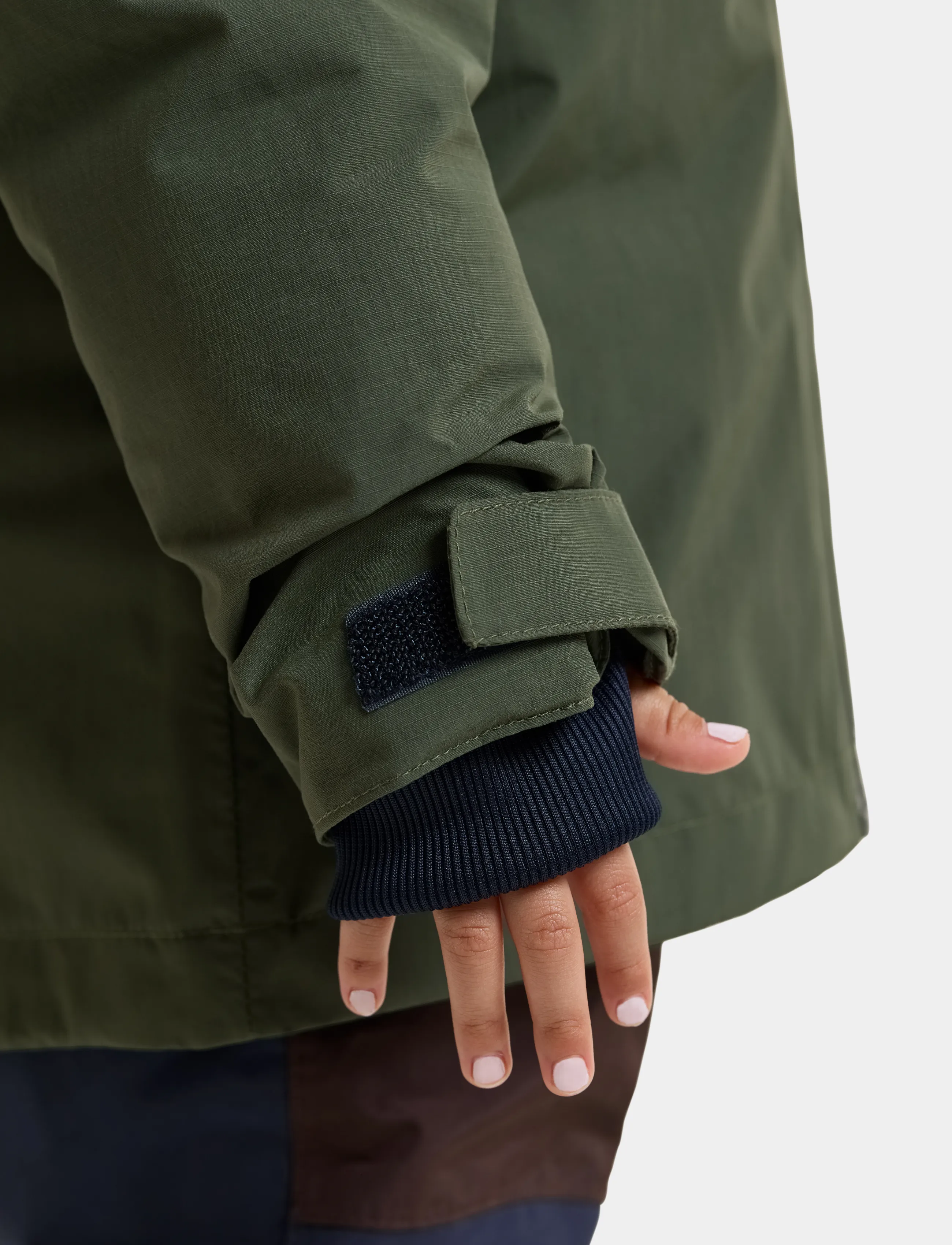Didriksons - Falken Kids' Jacket - skaljackor - deep green - 4