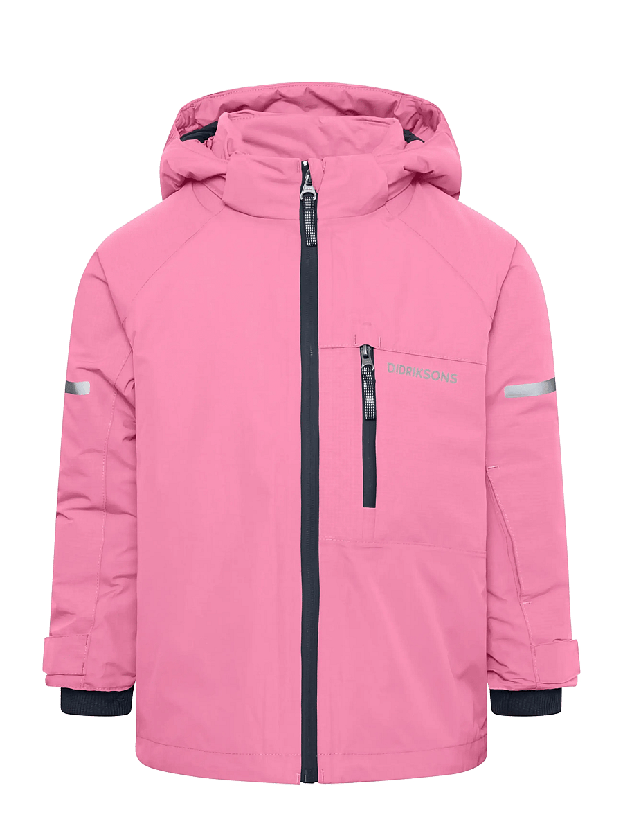 Didriksons - Falken Kids' Jacket - skaljackor - heather pink - 0