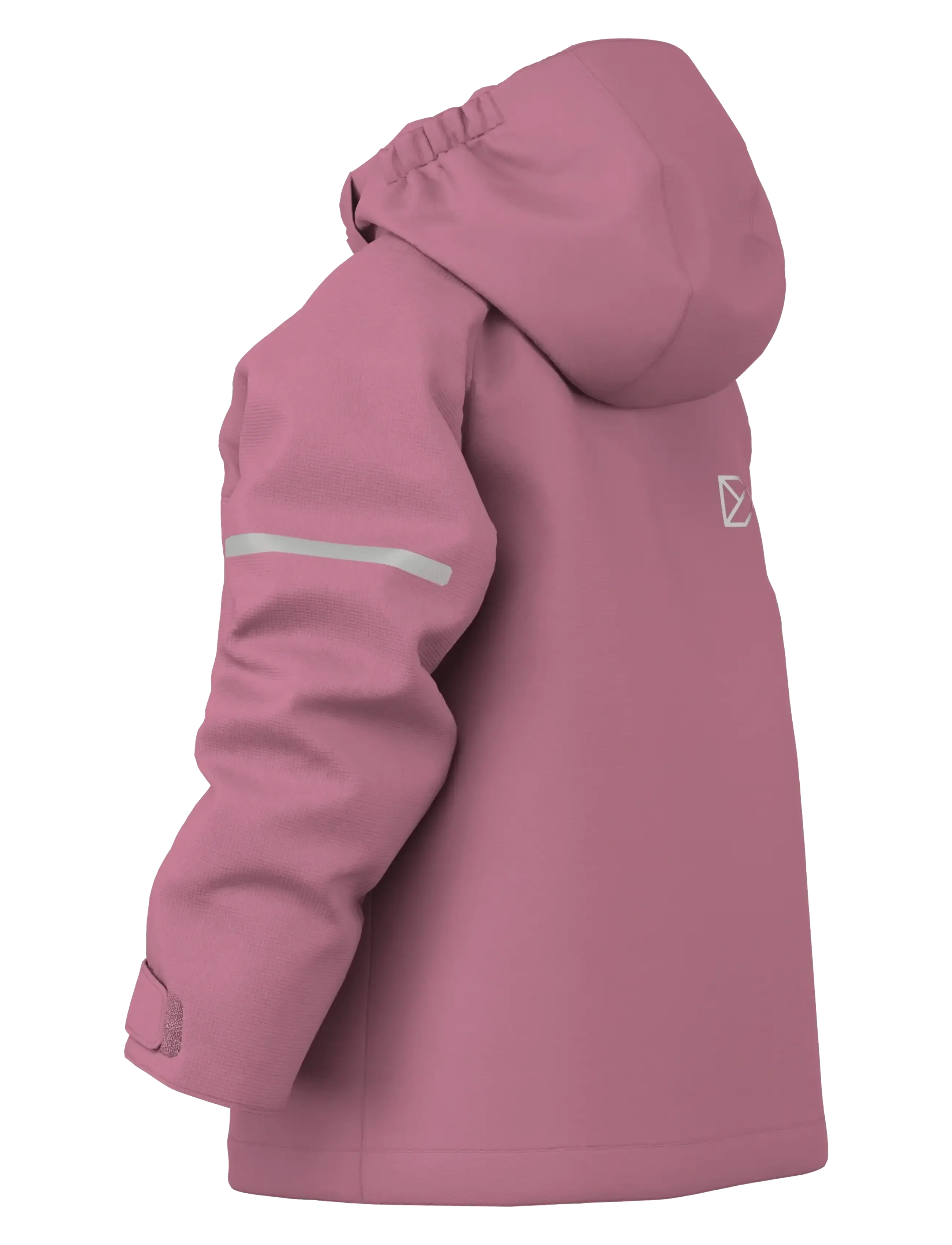 Didriksons - Falken Kids' Jacket - skaljackor - heather pink - 2