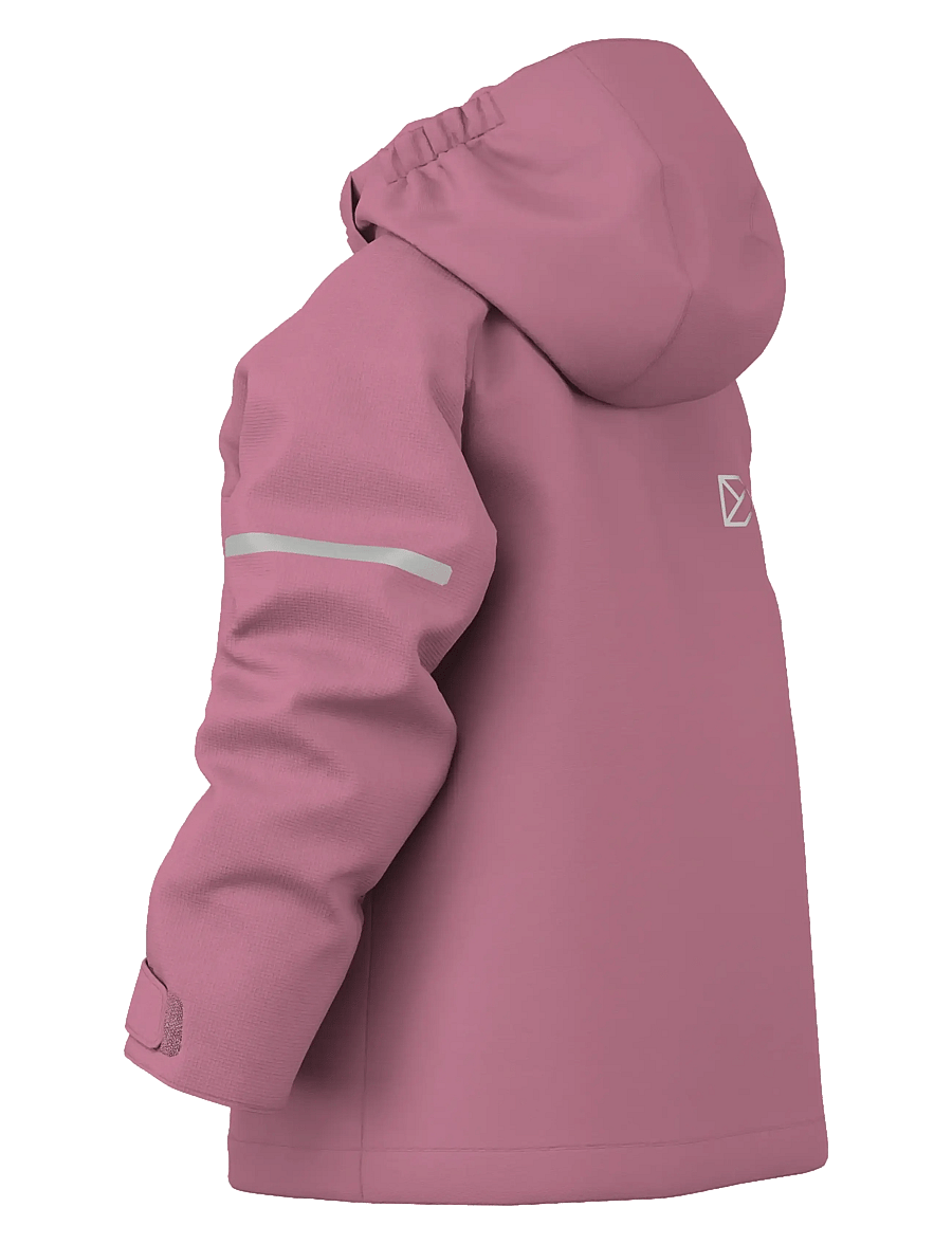 Didriksons - Falken Kids' Jacket - skaljackor - heather pink - 2