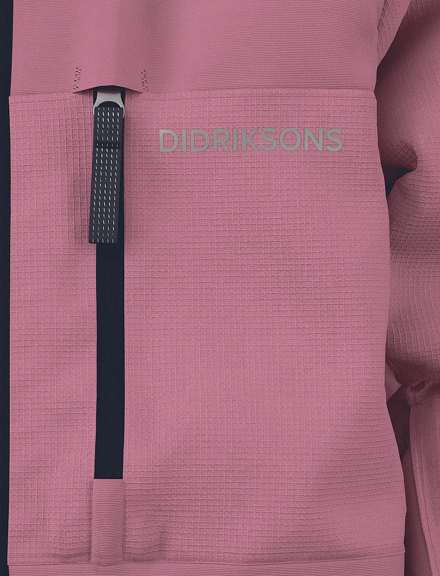 Didriksons - Falken Kids' Jacket - skaljackor - heather pink - 3