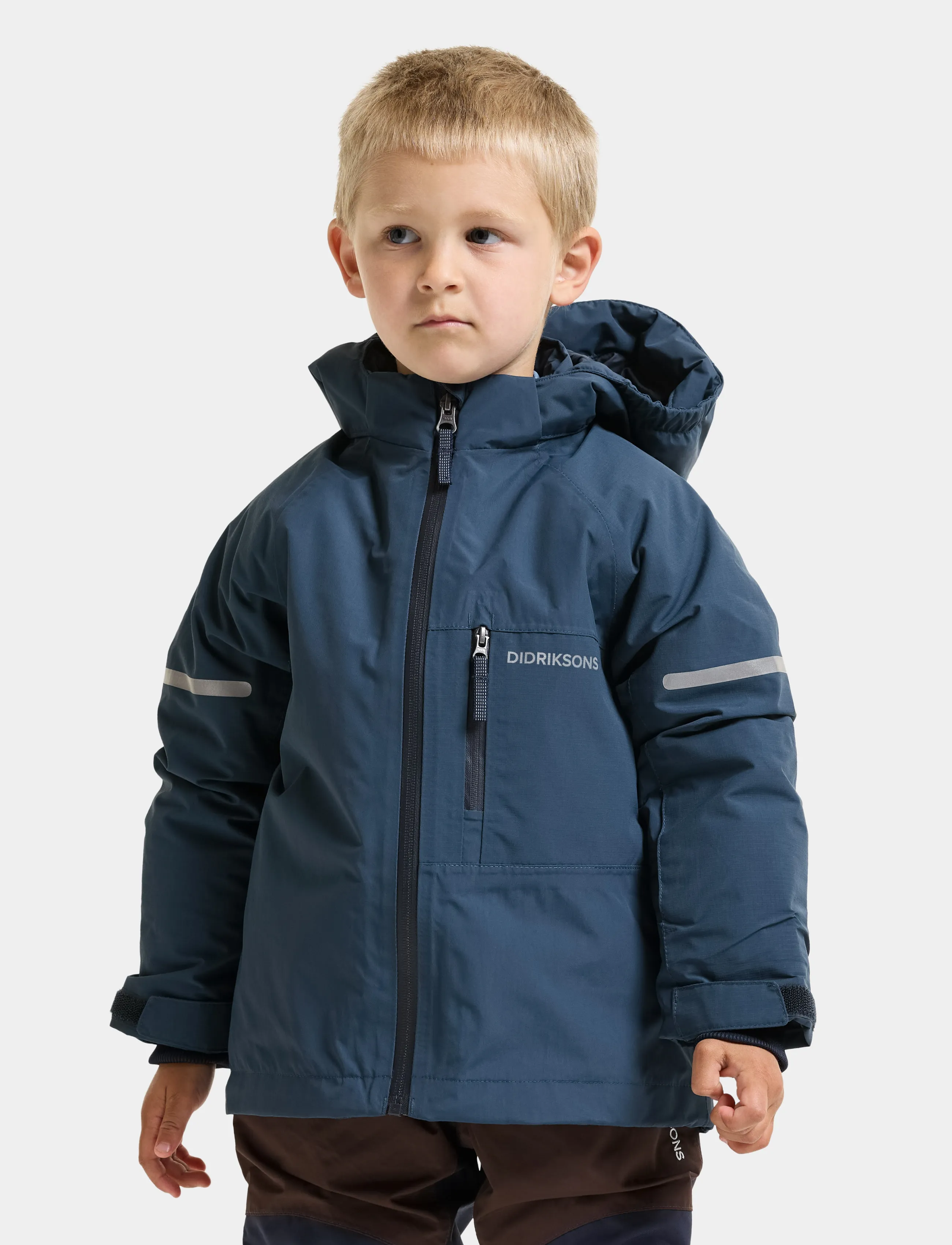 Didriksons Falken Kids' Jacket, Børn, Børnejakke, Navy, Str: 80