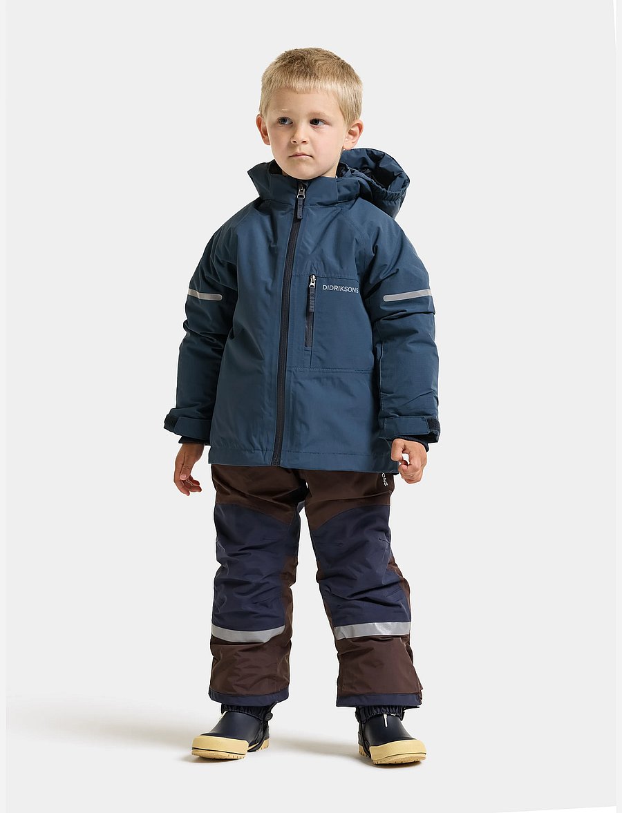 Didriksons - Falken Kids' Jacket - shell-joped - mountain blue - 3