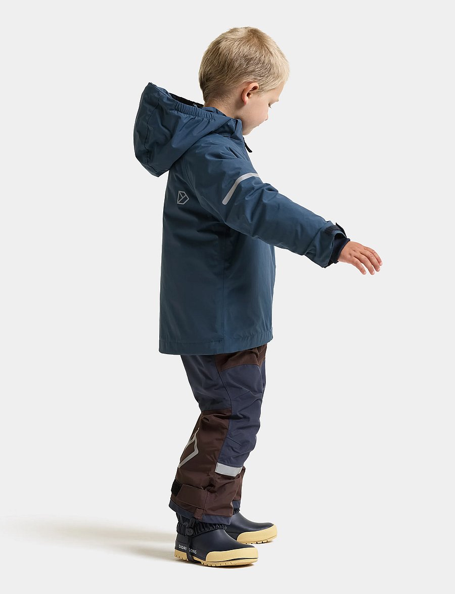 Didriksons - Falken Kids' Jacket - shell-joped - mountain blue - 4