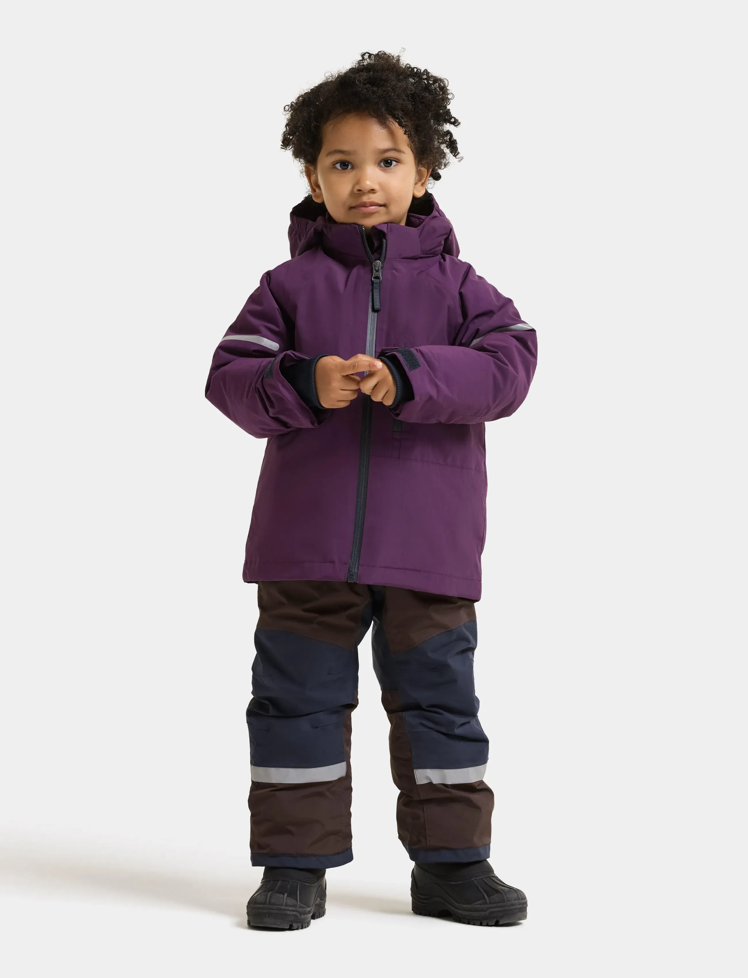Didriksons - Falken Kids' Jacket - skijakker - northen purple - 3