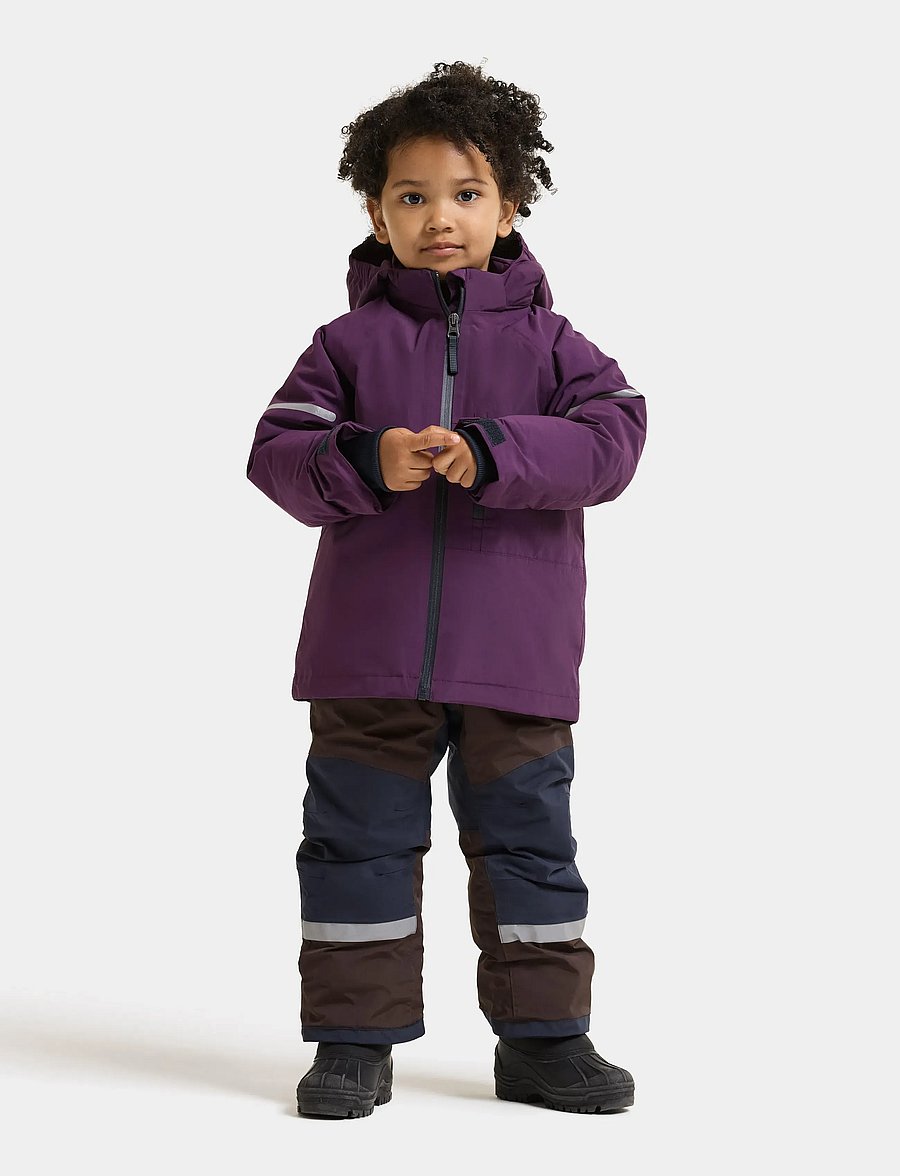 Didriksons - Falken Kids' Jacket - skijakker - northen purple - 3