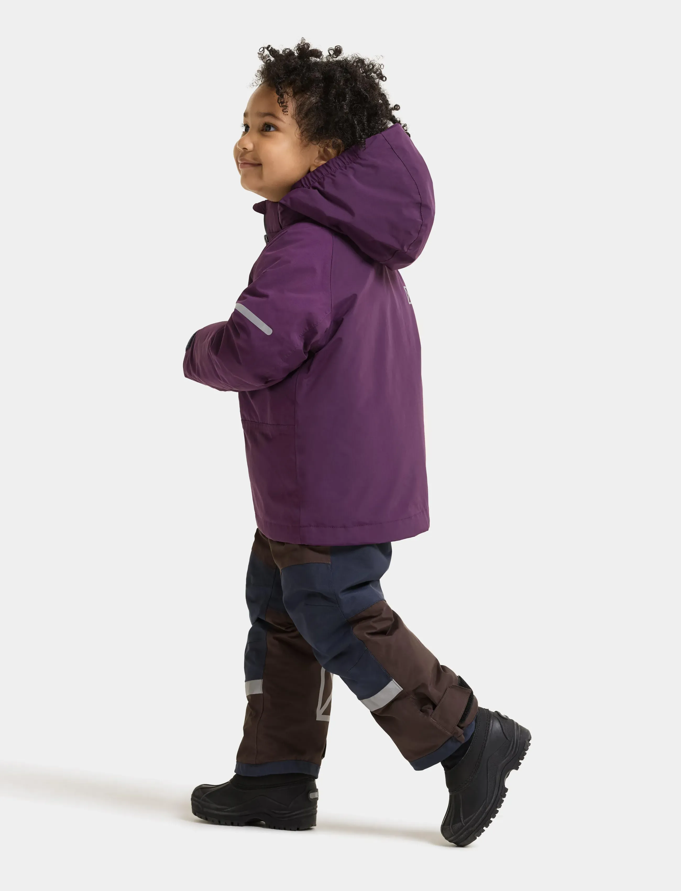 Didriksons - Falken Kids' Jacket - skijakker - northen purple - 4