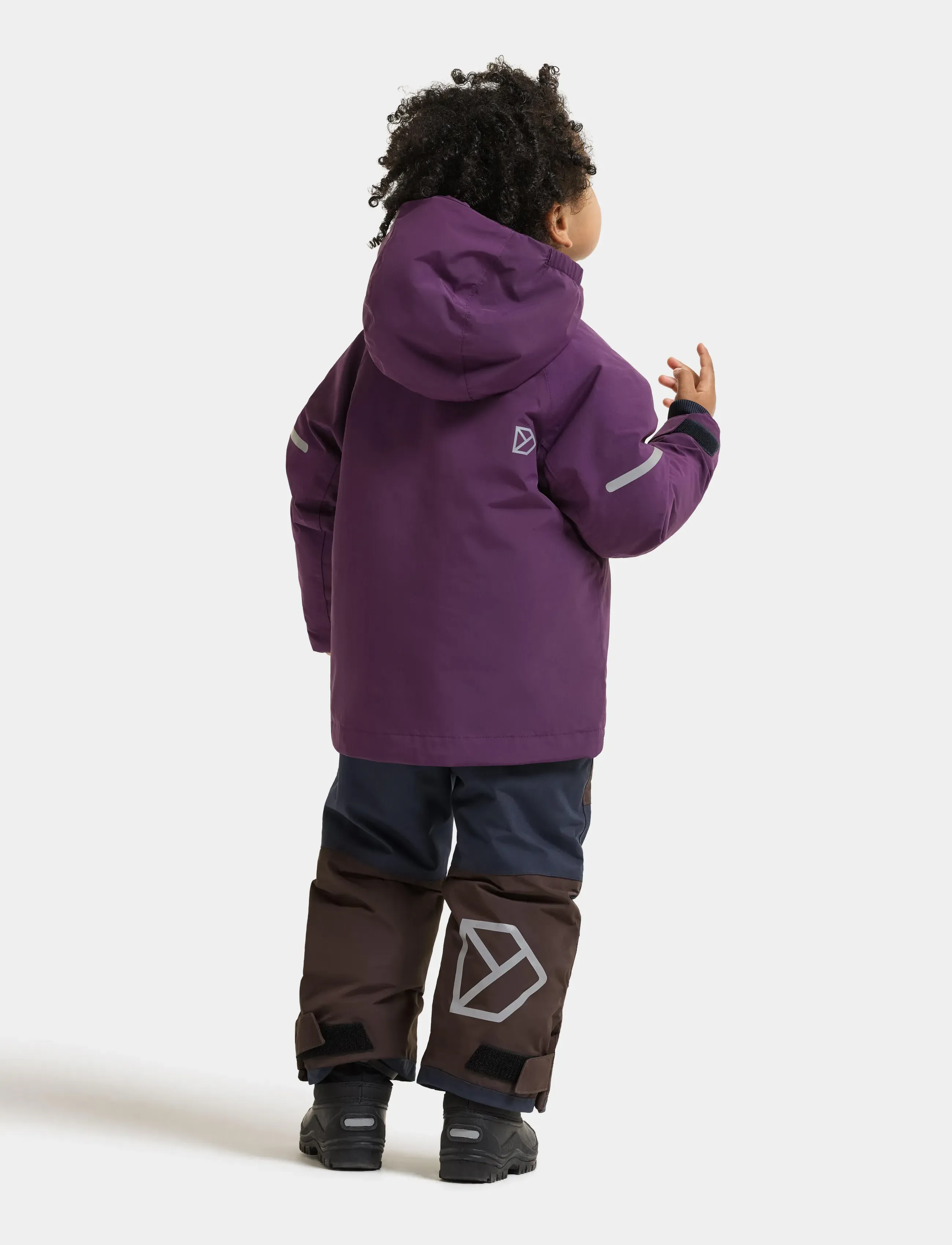 Didriksons - Falken Kids' Jacket - skijakker - northen purple - 5