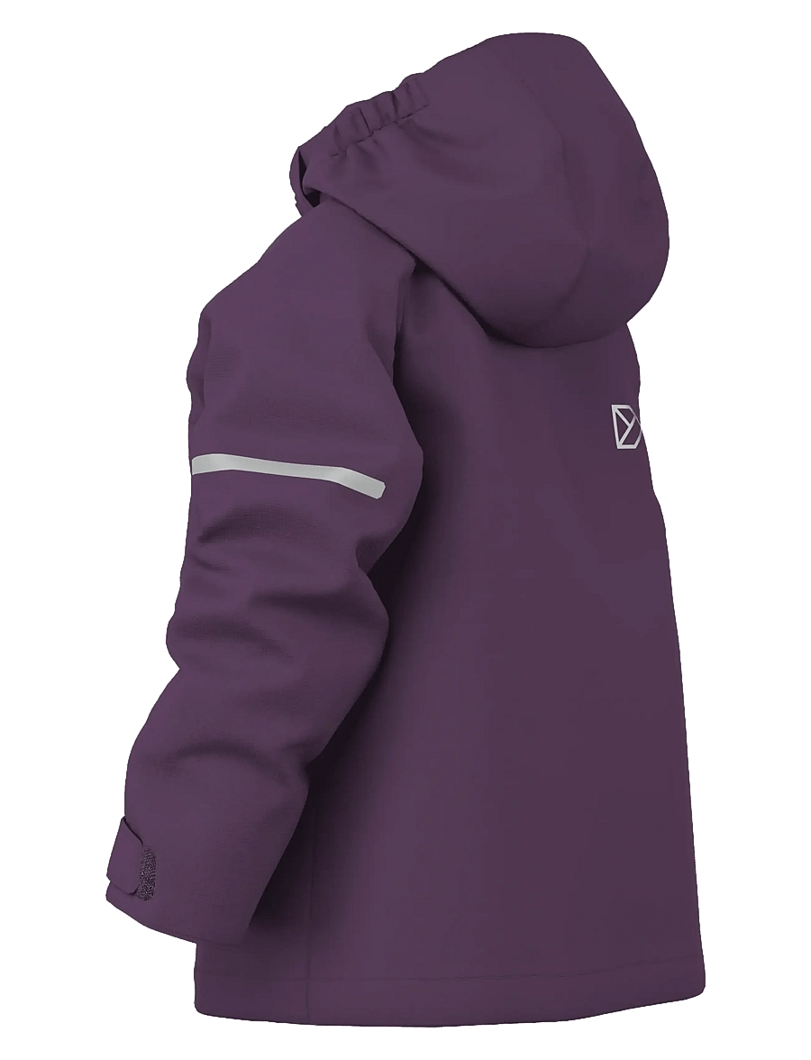 Didriksons - Falken Kids' Jacket - skaljackor - northen purple - 2