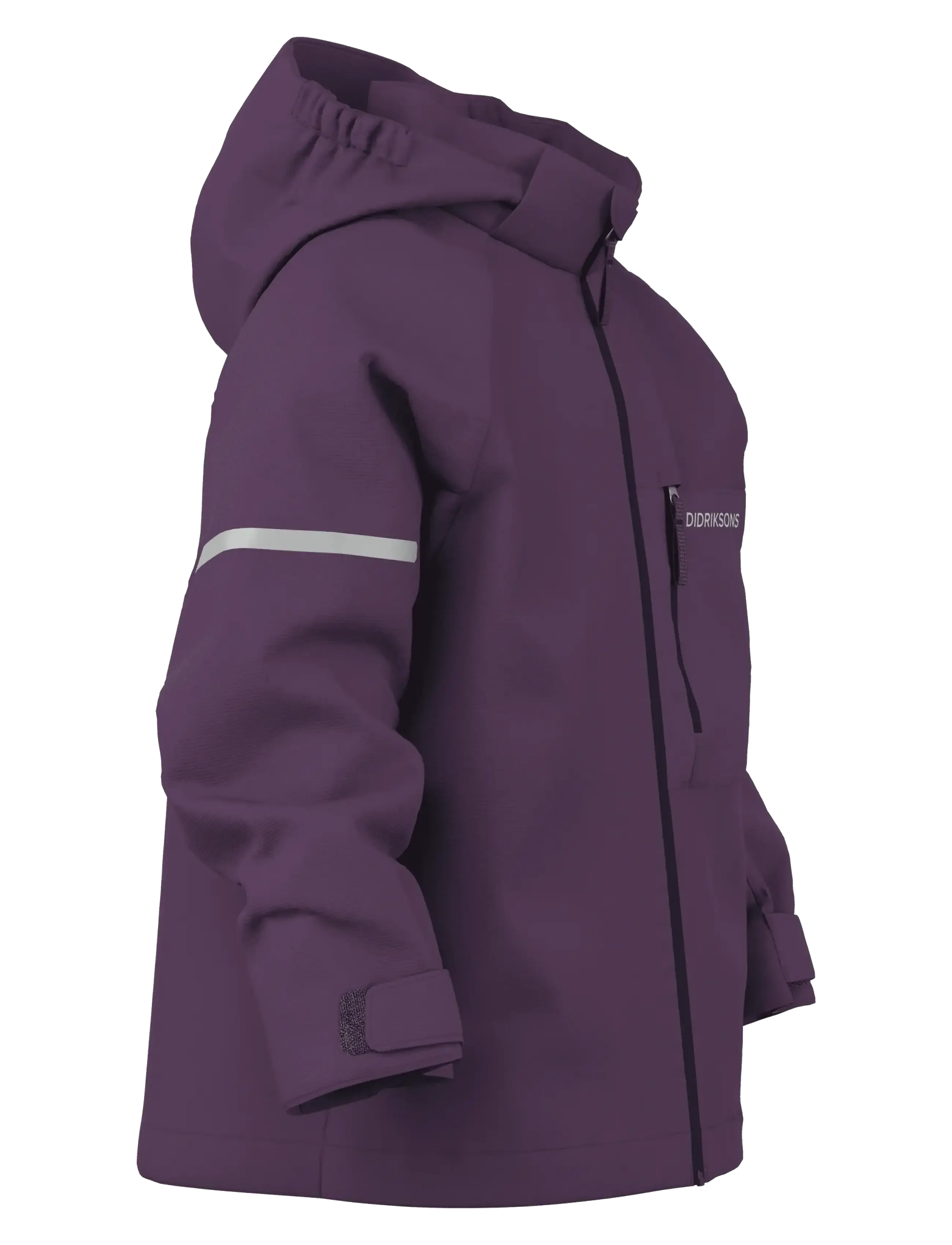 Didriksons - Falken Kids' Jacket - skaljackor - northen purple - 3
