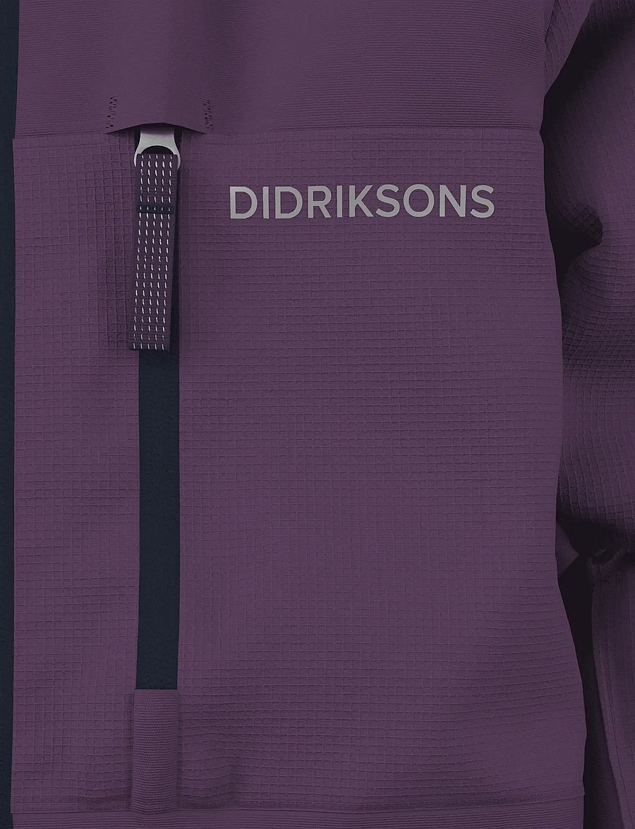 Didriksons - Falken Kids' Jacket - skaljackor - northen purple - 4
