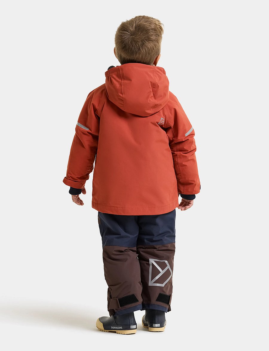 Didriksons - Falken Kids' Jacket - skaljackor - rust - 0