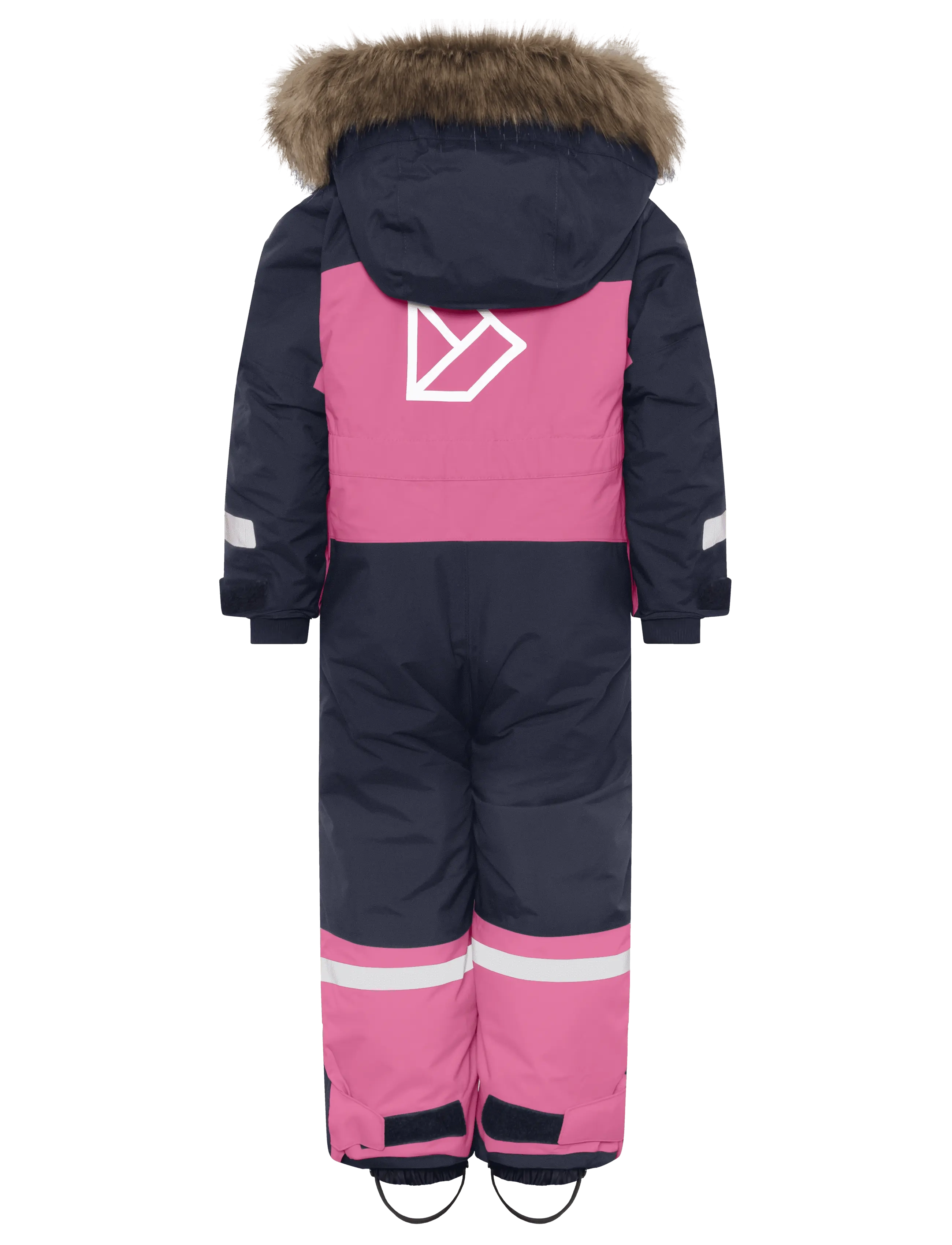 Didriksons - Bjärven Kids' Coverall - outdoor - cactus pink - 2