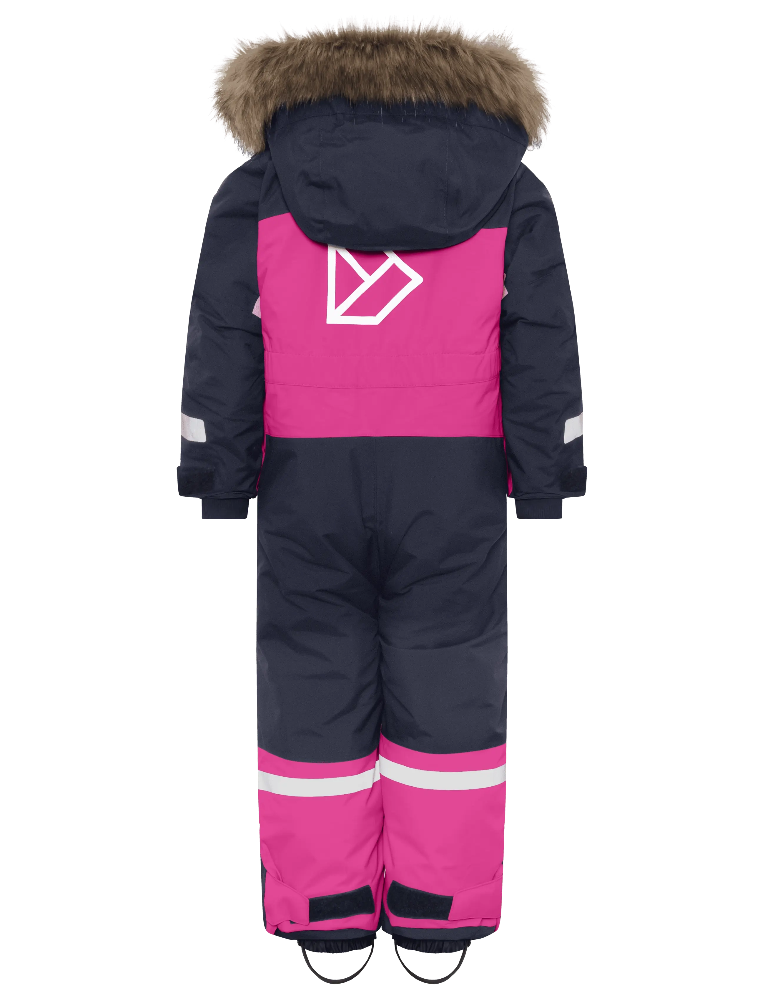 Didriksons - Bjärven Kids' Coverall - outdoor - cactus pink - 2