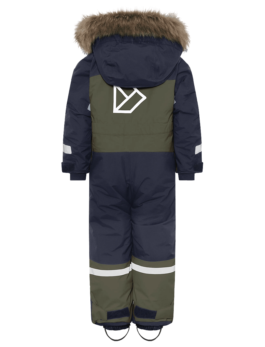 Didriksons - Bjärven Kids' Coverall - outerwear - deep green - 2