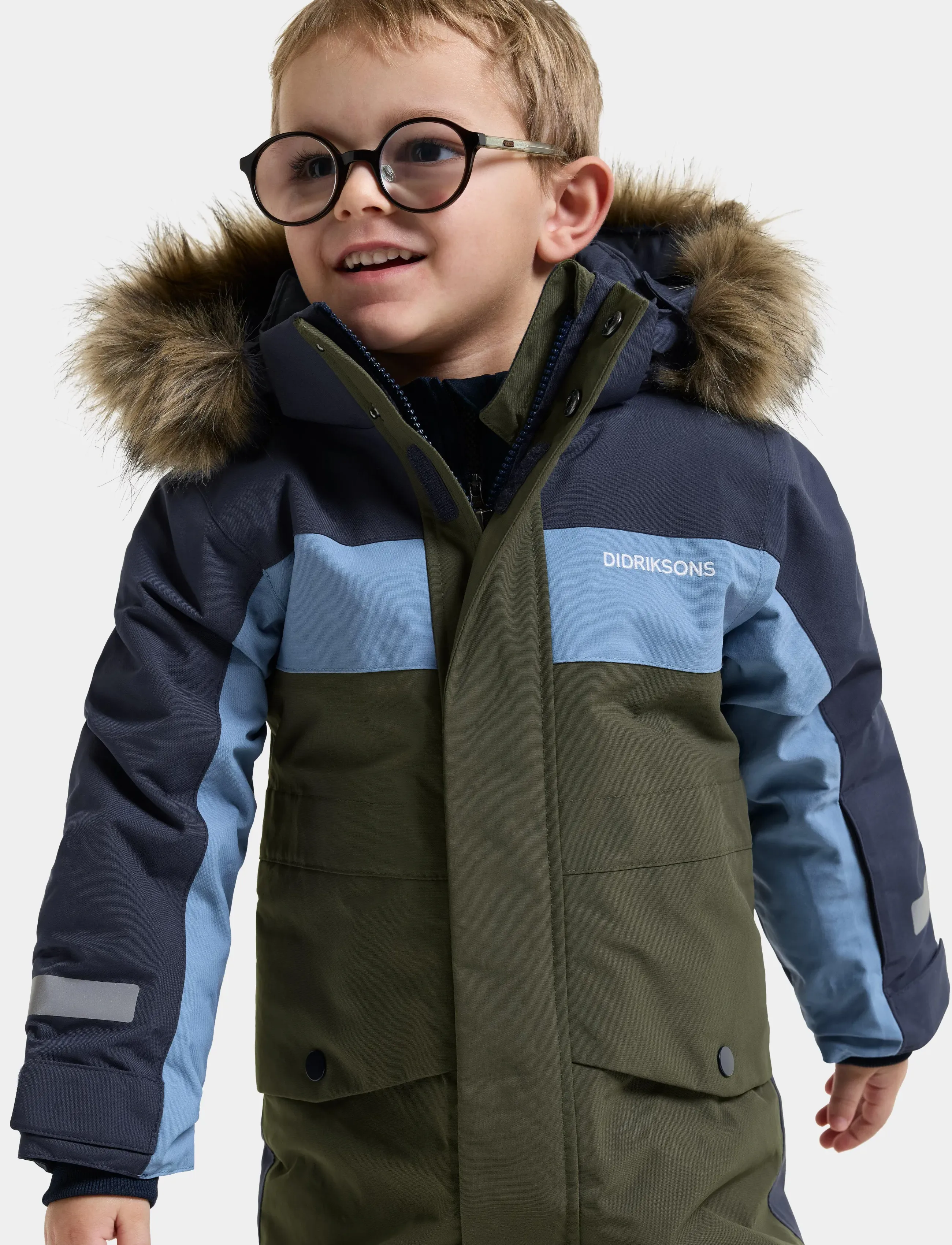 Didriksons - Bjärven Kids' Coverall - outerwear - deep green - 4