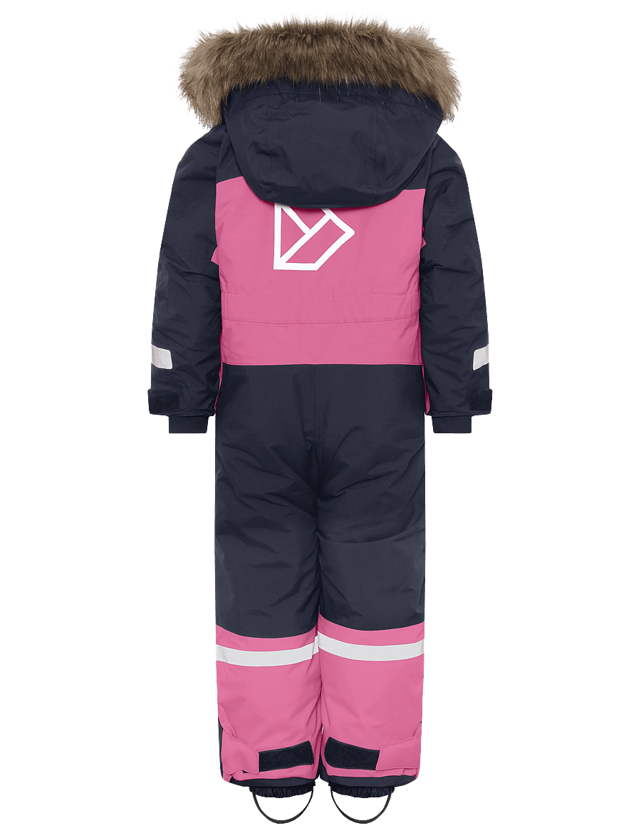 Didriksons - Bjärven Kids' Coverall - outerwear - heather pink - 2