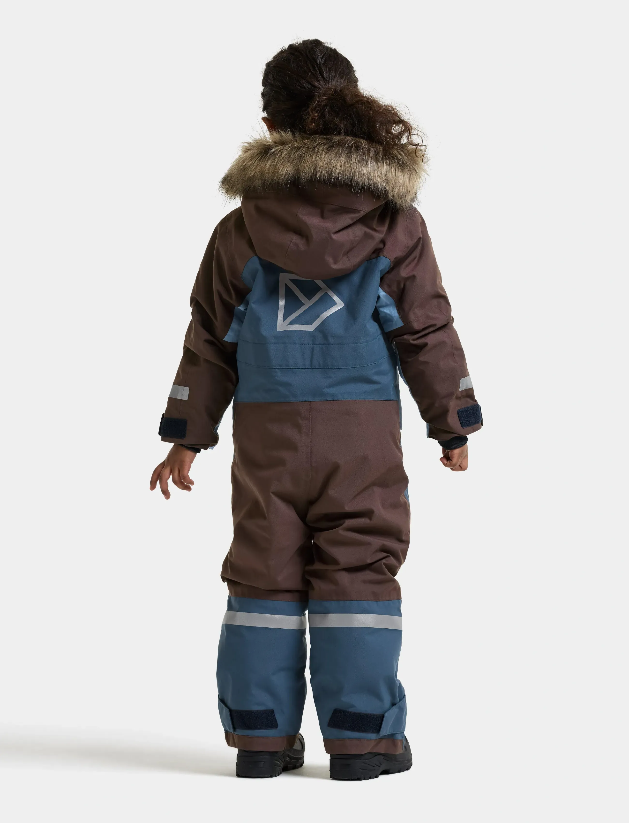 Didriksons - Bjärven Kids' Coverall - outerwear - mountain blue - 3