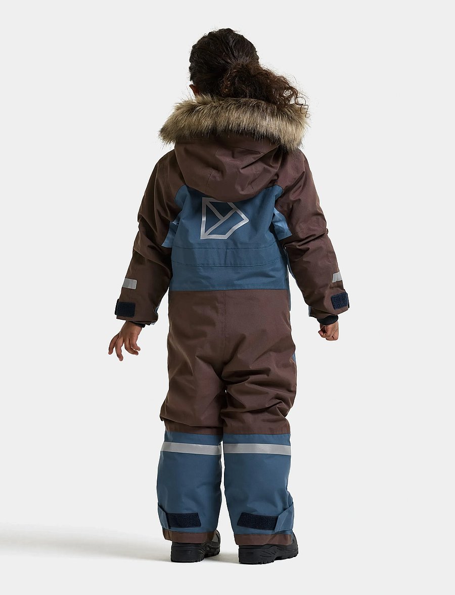 Didriksons - Bjärven Kids' Coverall - outerwear - mountain blue - 3