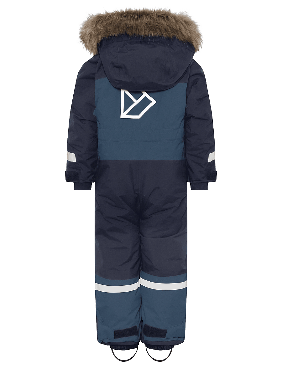 Didriksons - Bjärven Kids' Coverall - outdoor - navy - 2