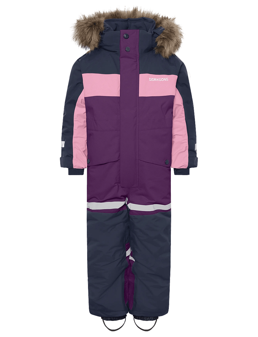 Didriksons - Bjärven Kids' Coverall - virsdrēbes - northen purple - 1