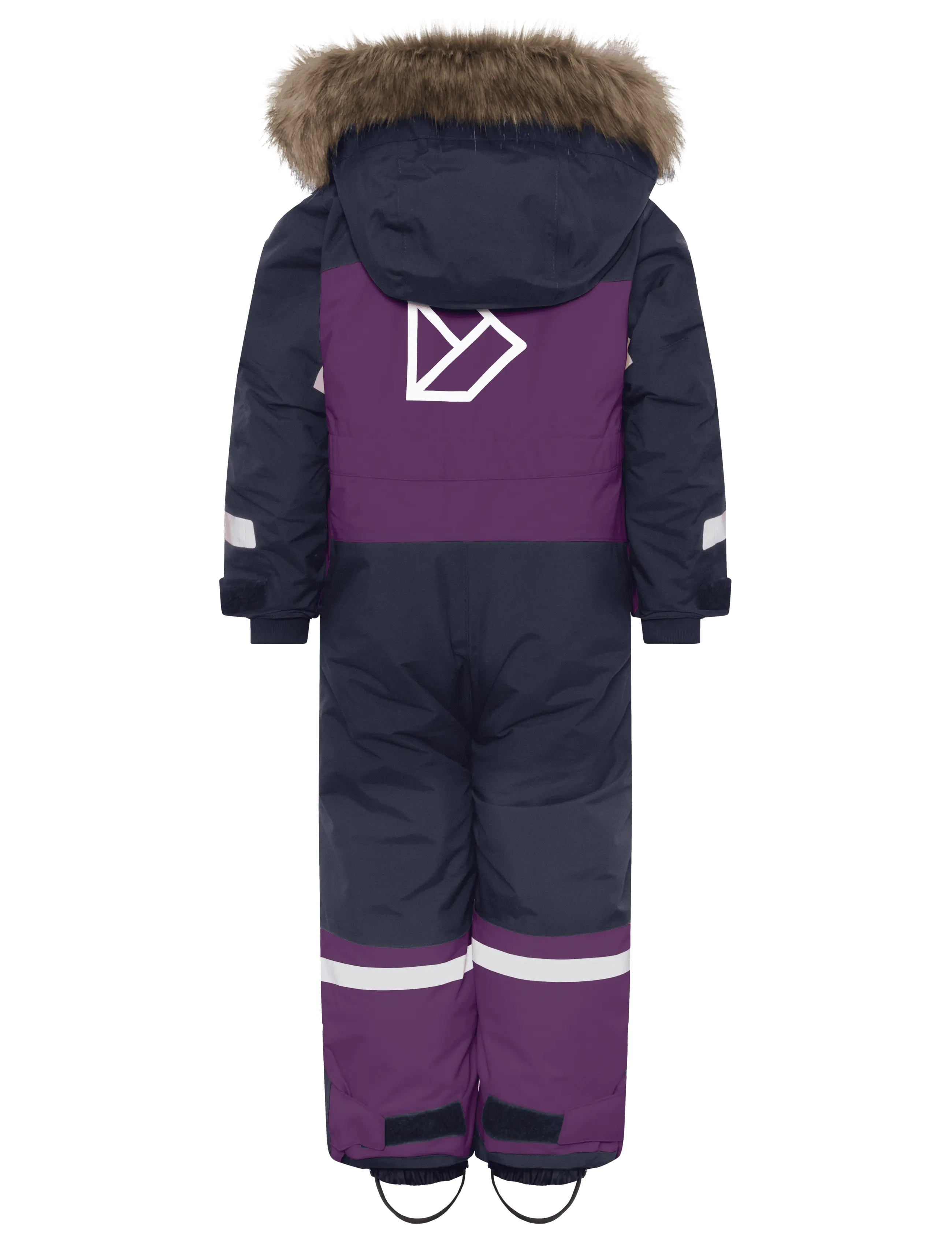 Didriksons - Bjärven Kids' Coverall - virsdrēbes - northen purple - 2