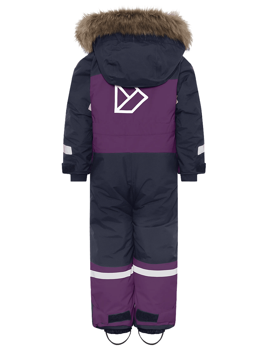 Didriksons - Bjärven Kids' Coverall - virsdrēbes - northen purple - 2