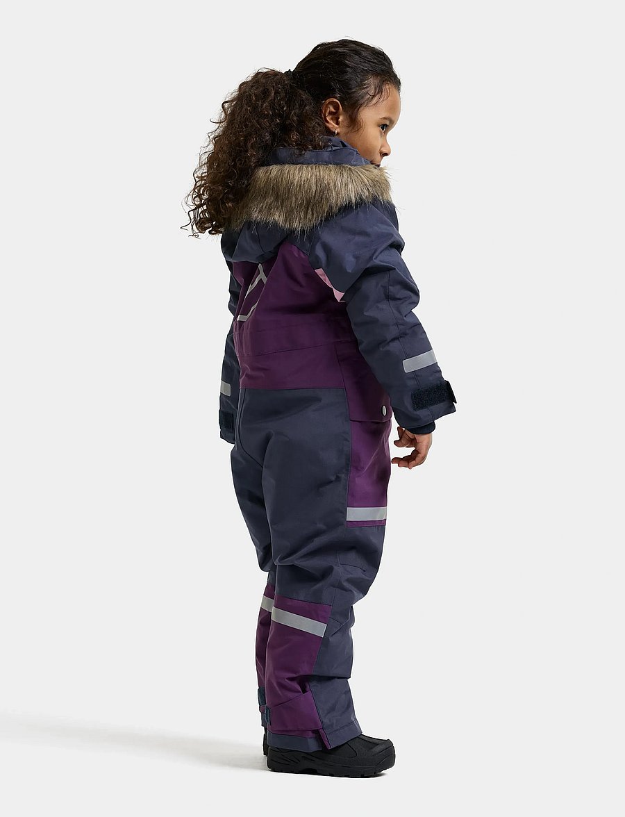 Didriksons - Bjärven Kids' Coverall - virsdrēbes - northen purple - 4