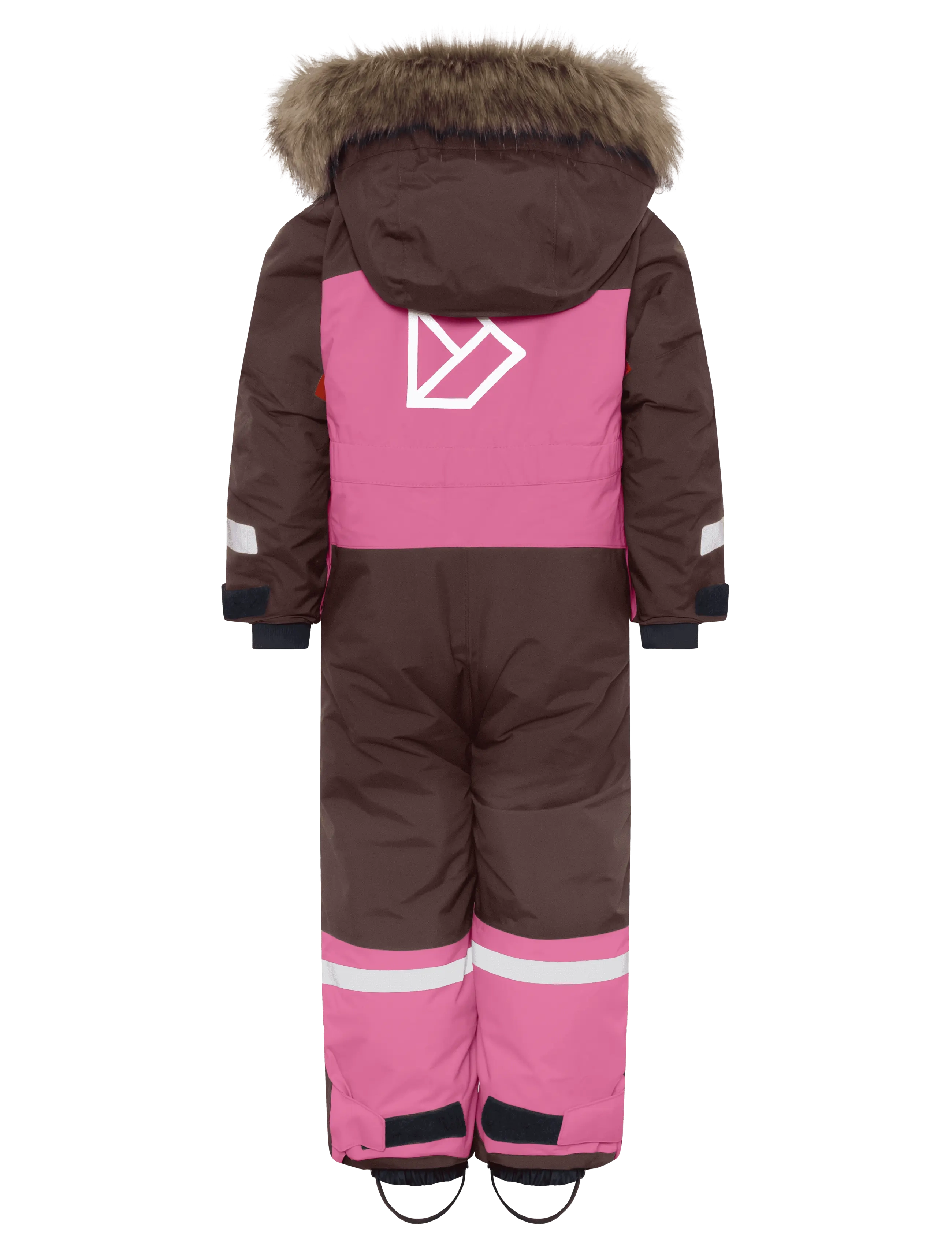 Didriksons - Bjärven Kids' Coverall - outerwear - shadow brown - 2