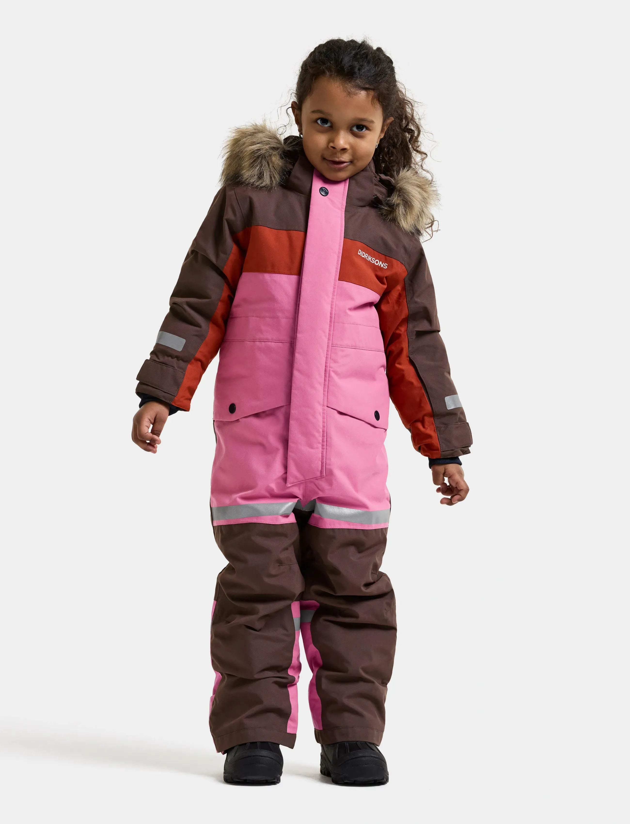 Didriksons Bjärven Kids' Coverall - Didriksons - SHADOW BROWN / brown