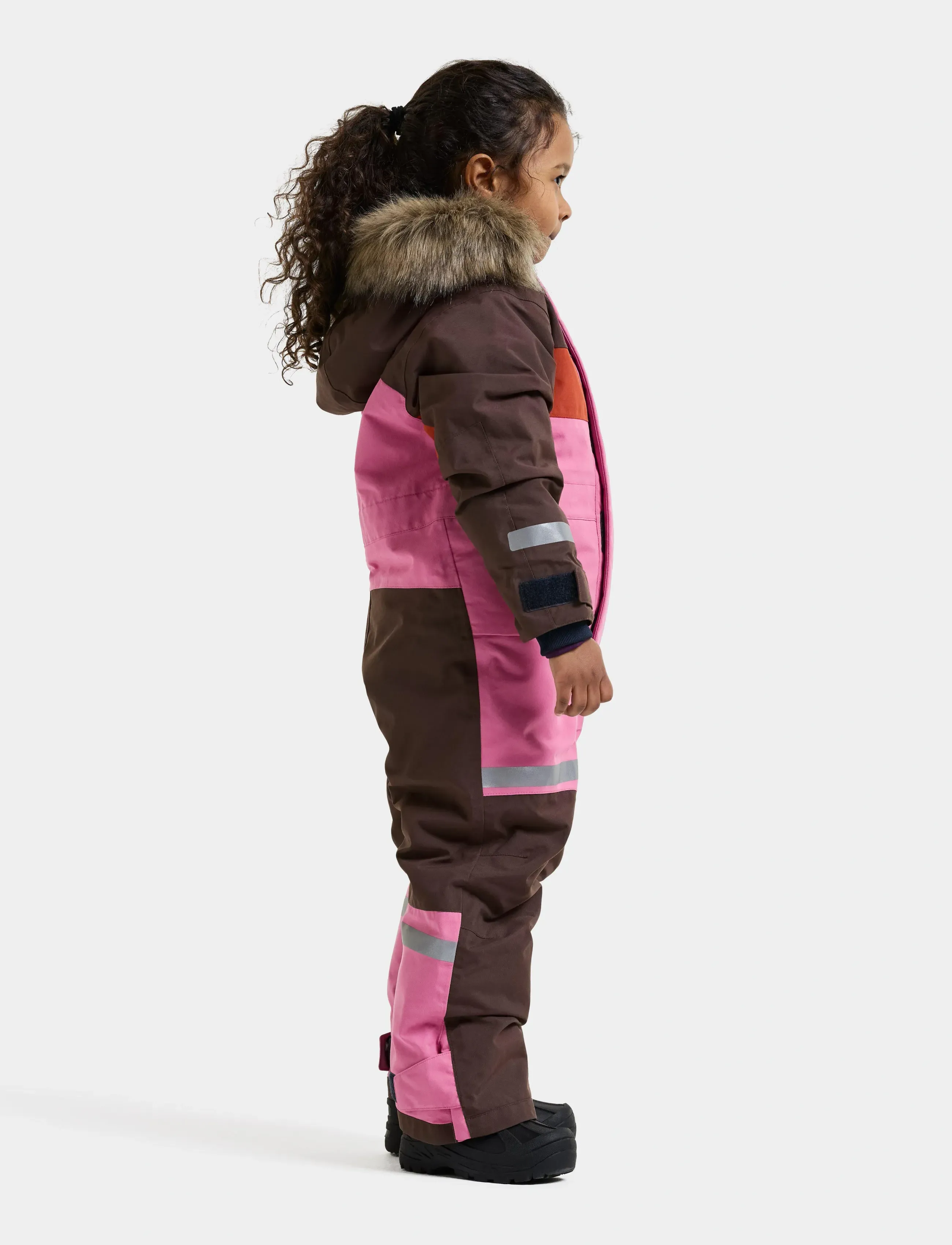Didriksons - Bjärven Kids' Coverall - outerwear - shadow brown - 5