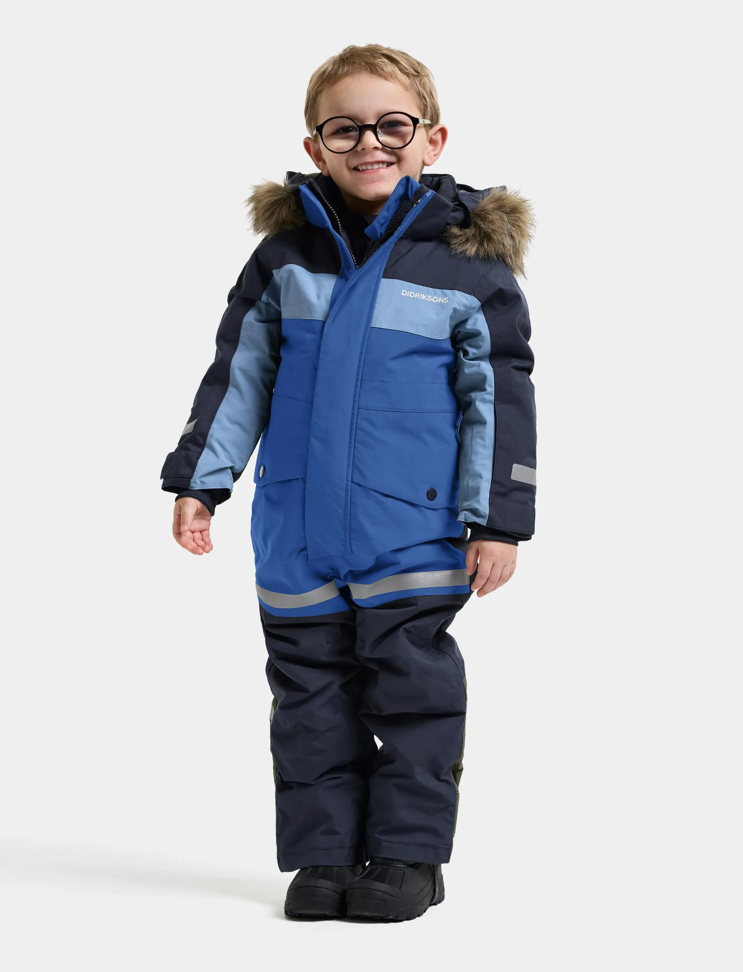 Didriksons Bjärven Kids' Coverall - Didriksons - ULTRAMARINE / blue